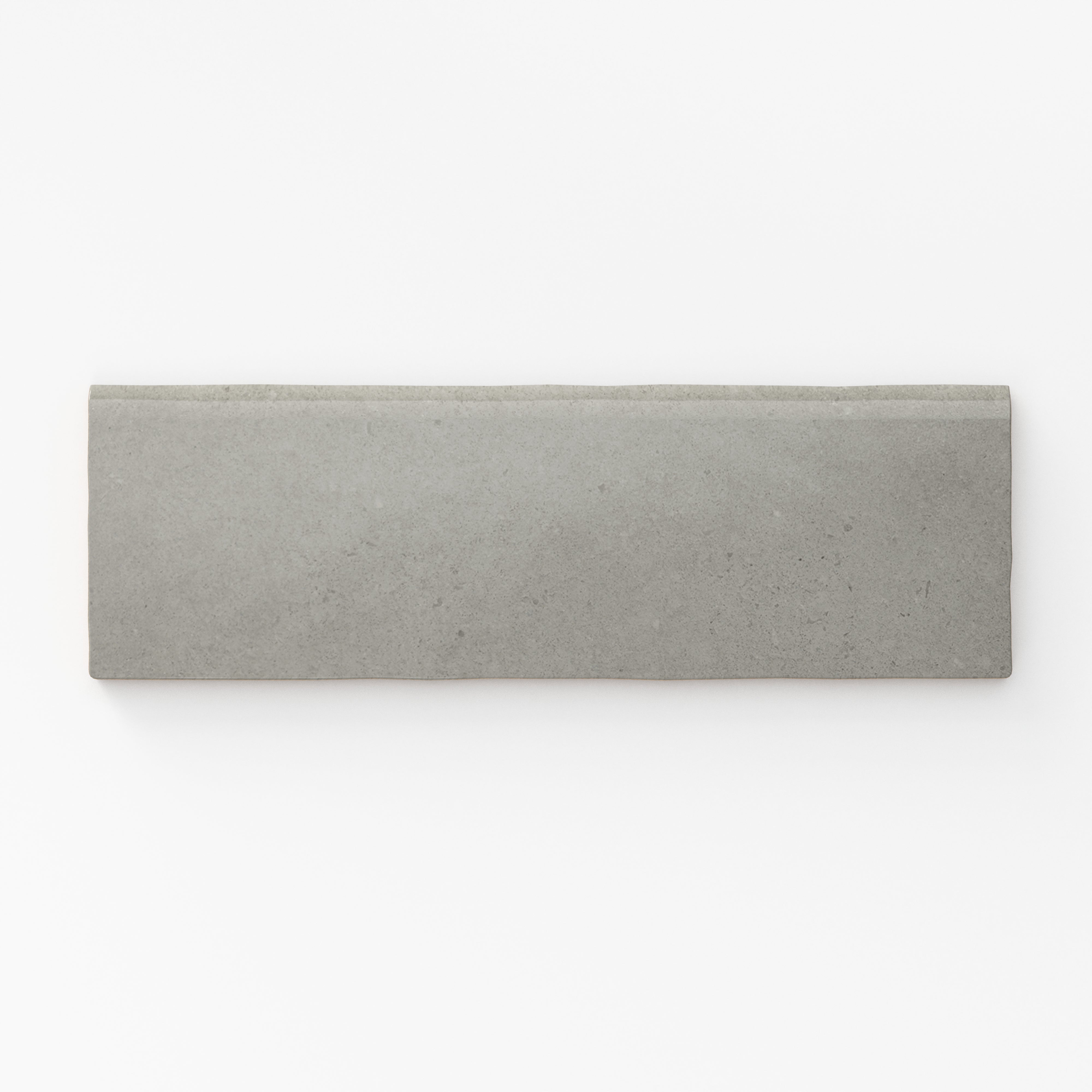 Ellie 2.5x8 Bullnose Matte Porcelain Tile in Pebble