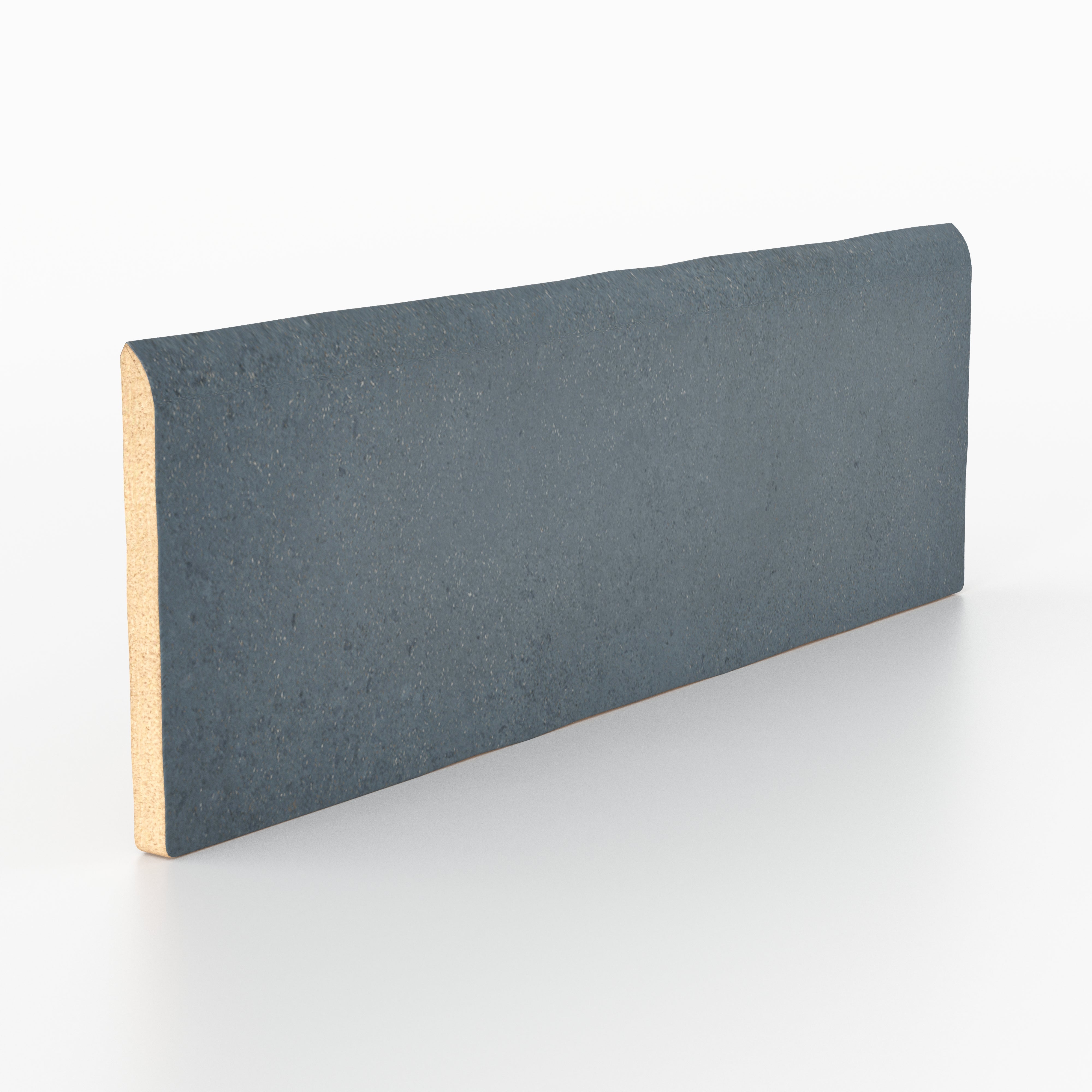 Ellie 2.5x8 Bullnose Matte Porcelain Tile in Denim