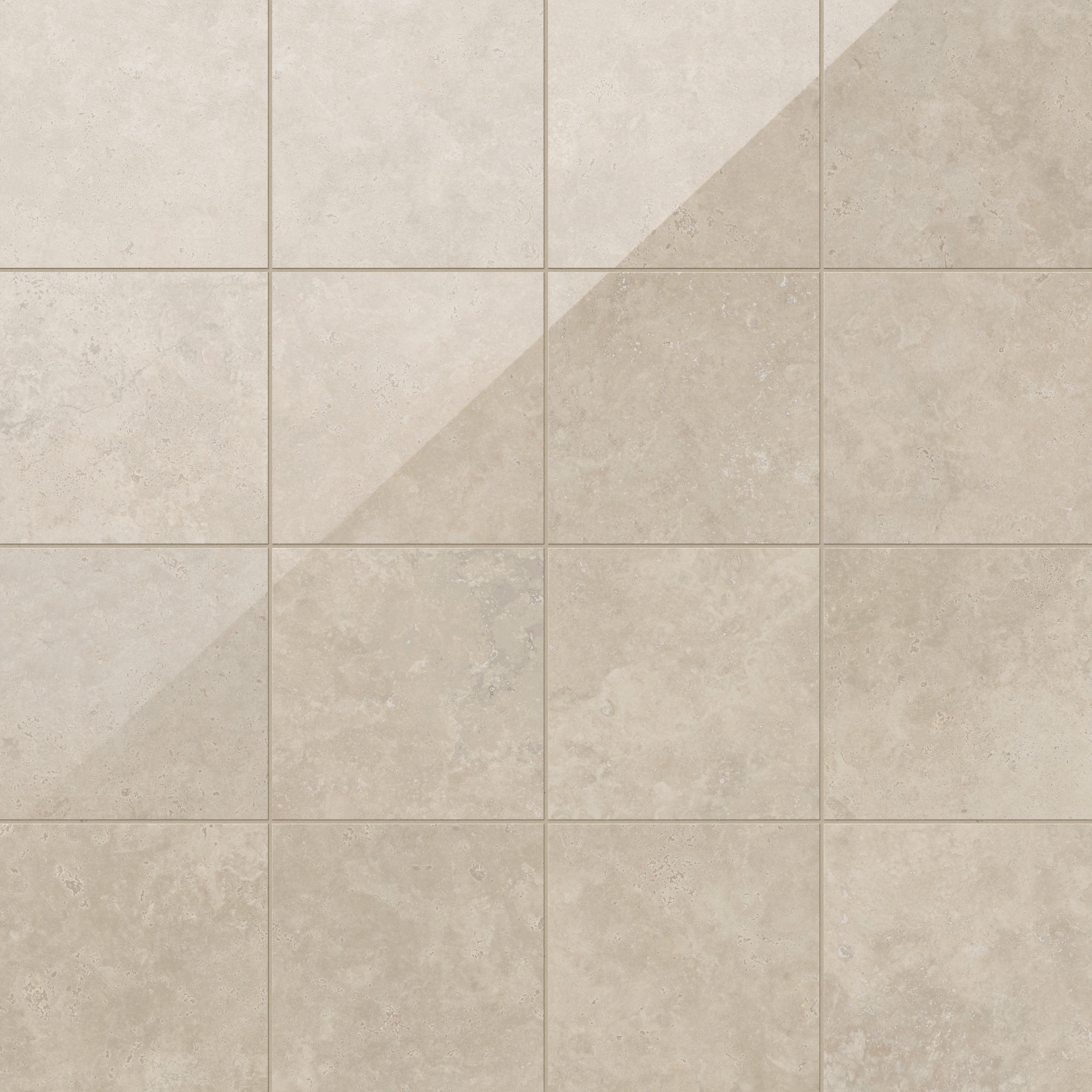 Leona 12x12 Polished Porcelain Tile in Marfil