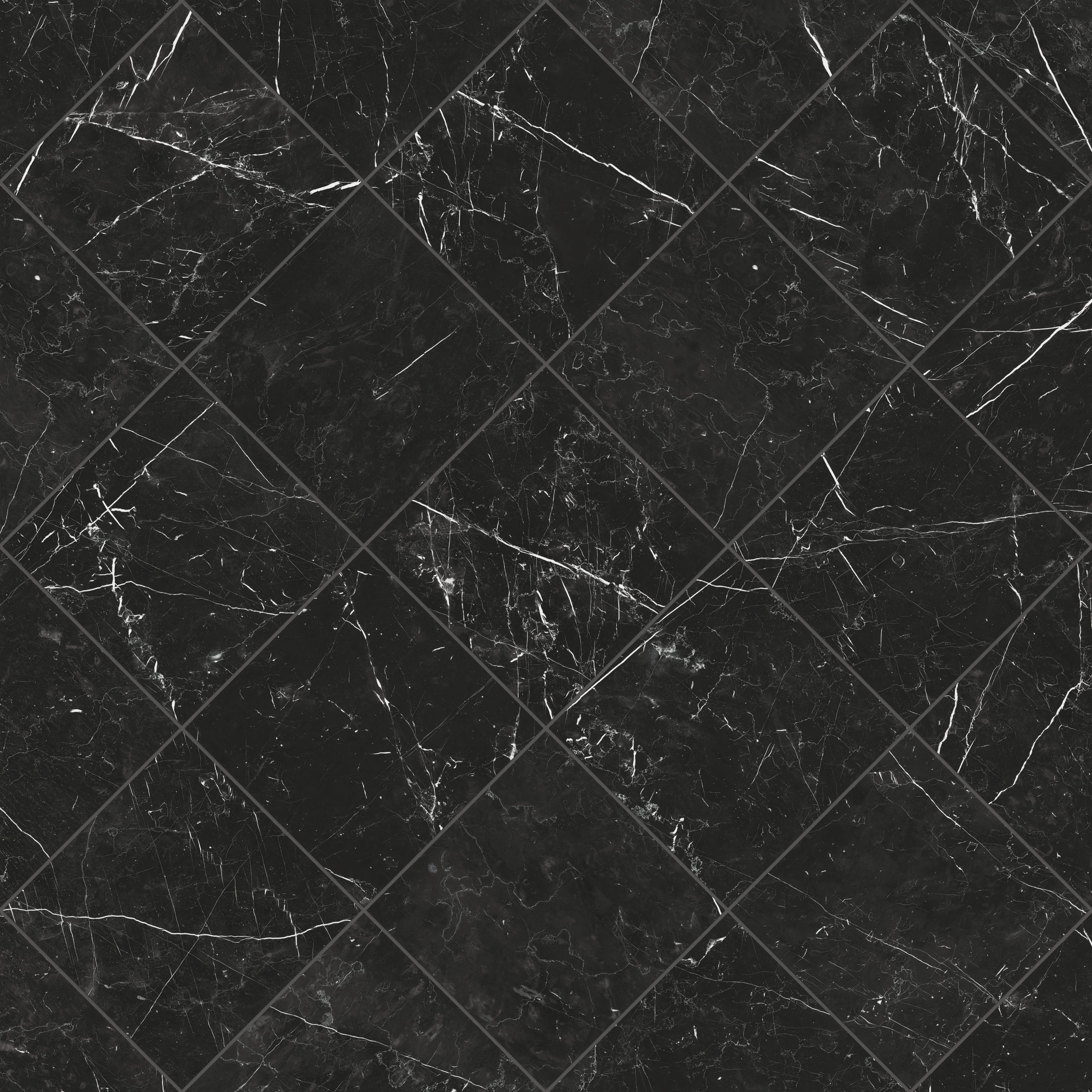 Leona 12x12 Polished Porcelain Tile in Nero Marquina