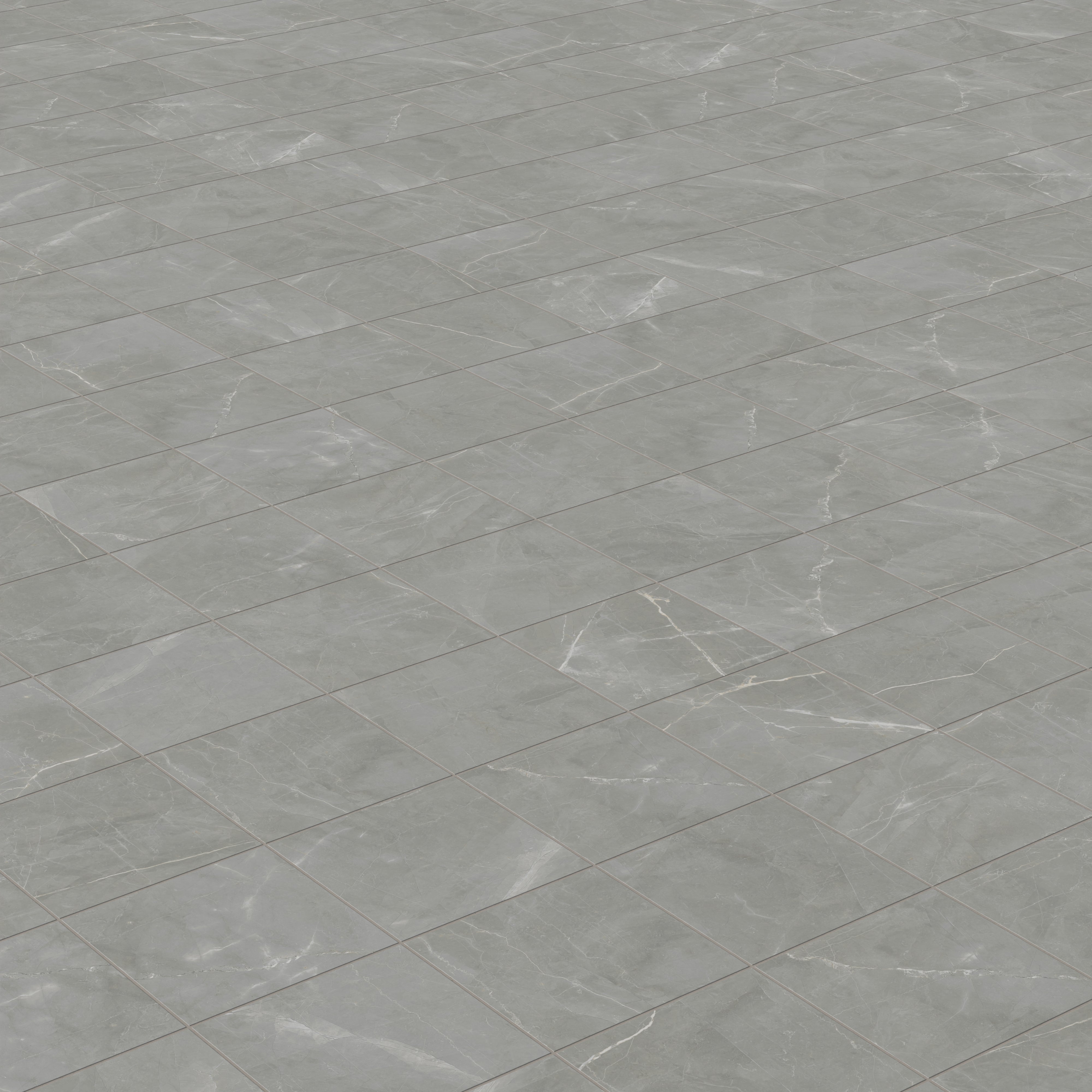 Leona 12x12 Matte Porcelain Tile in Amani Grey