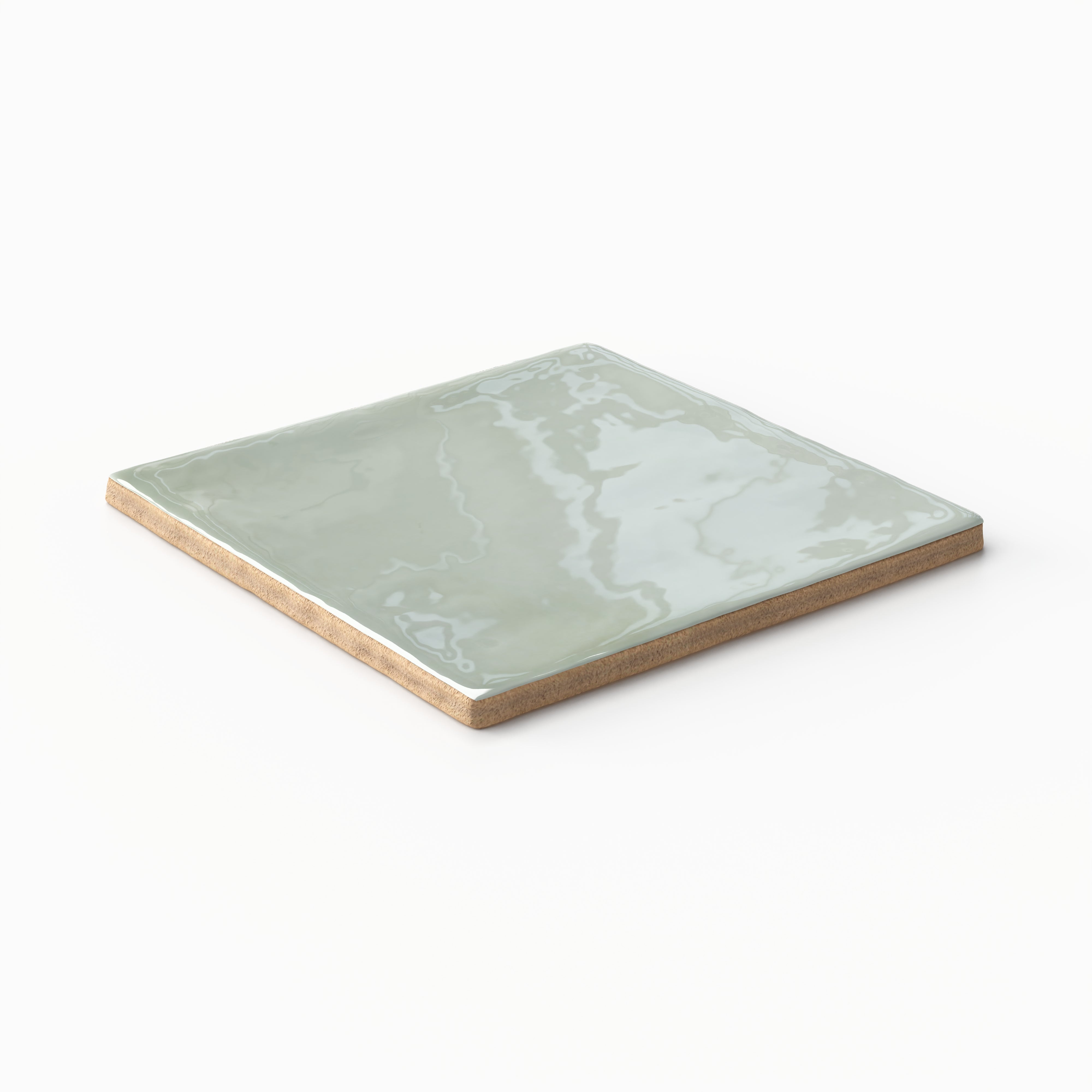 Maisie 4x4 Glossy Ceramic Tile in Pistachio