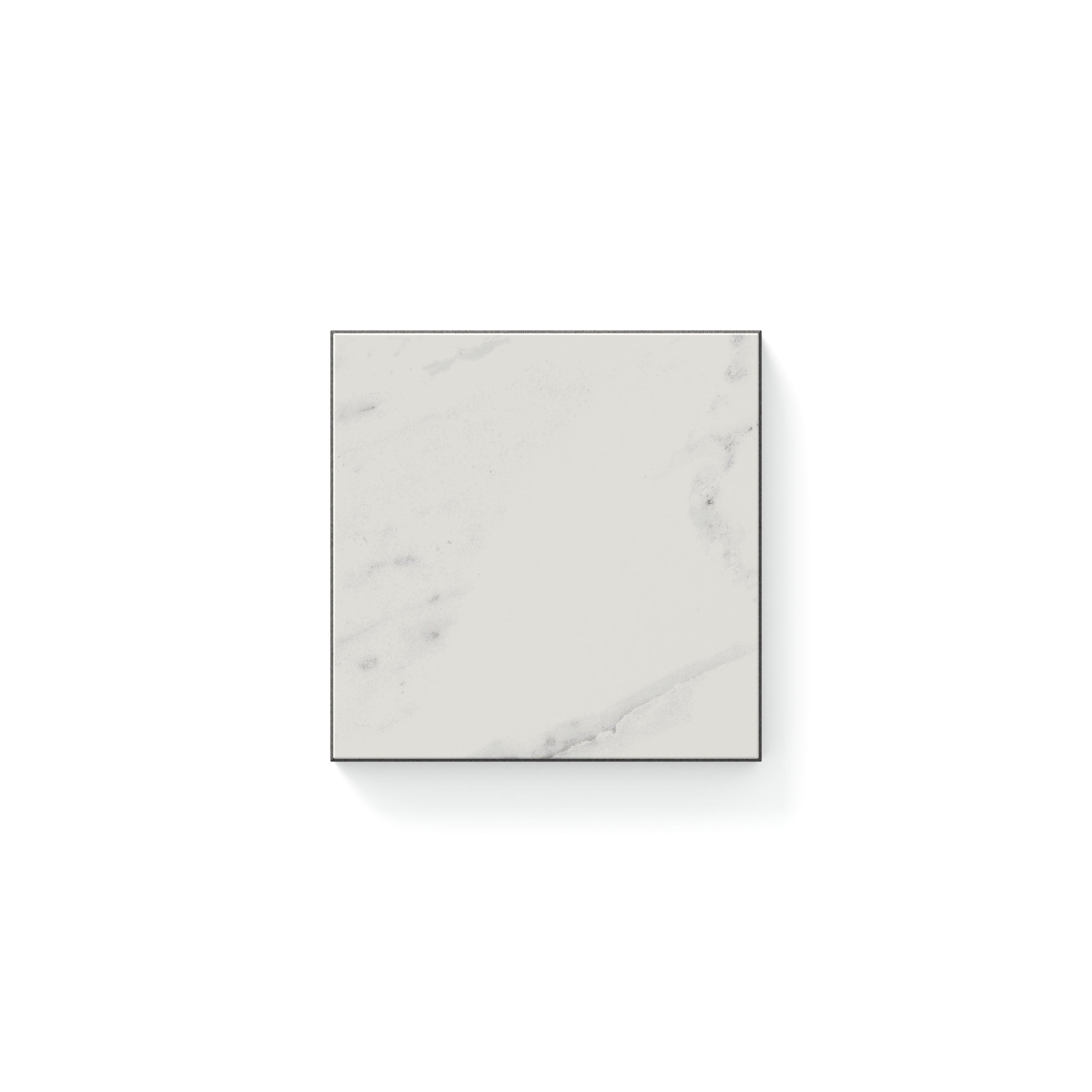 Blair Matte White Carrara 4x4 Tile Sample