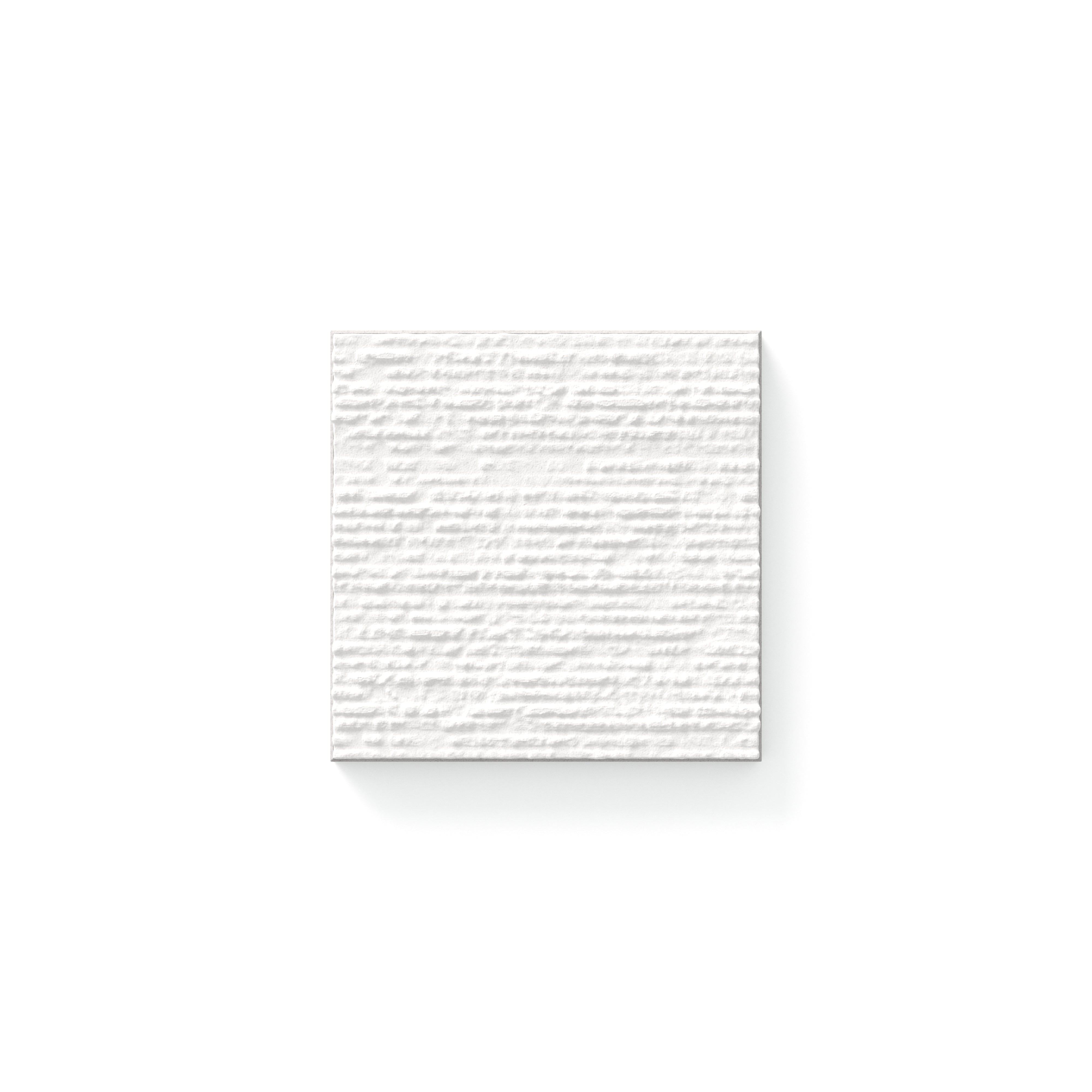 Palmer Chiseled White 4x4 Tile Sample
