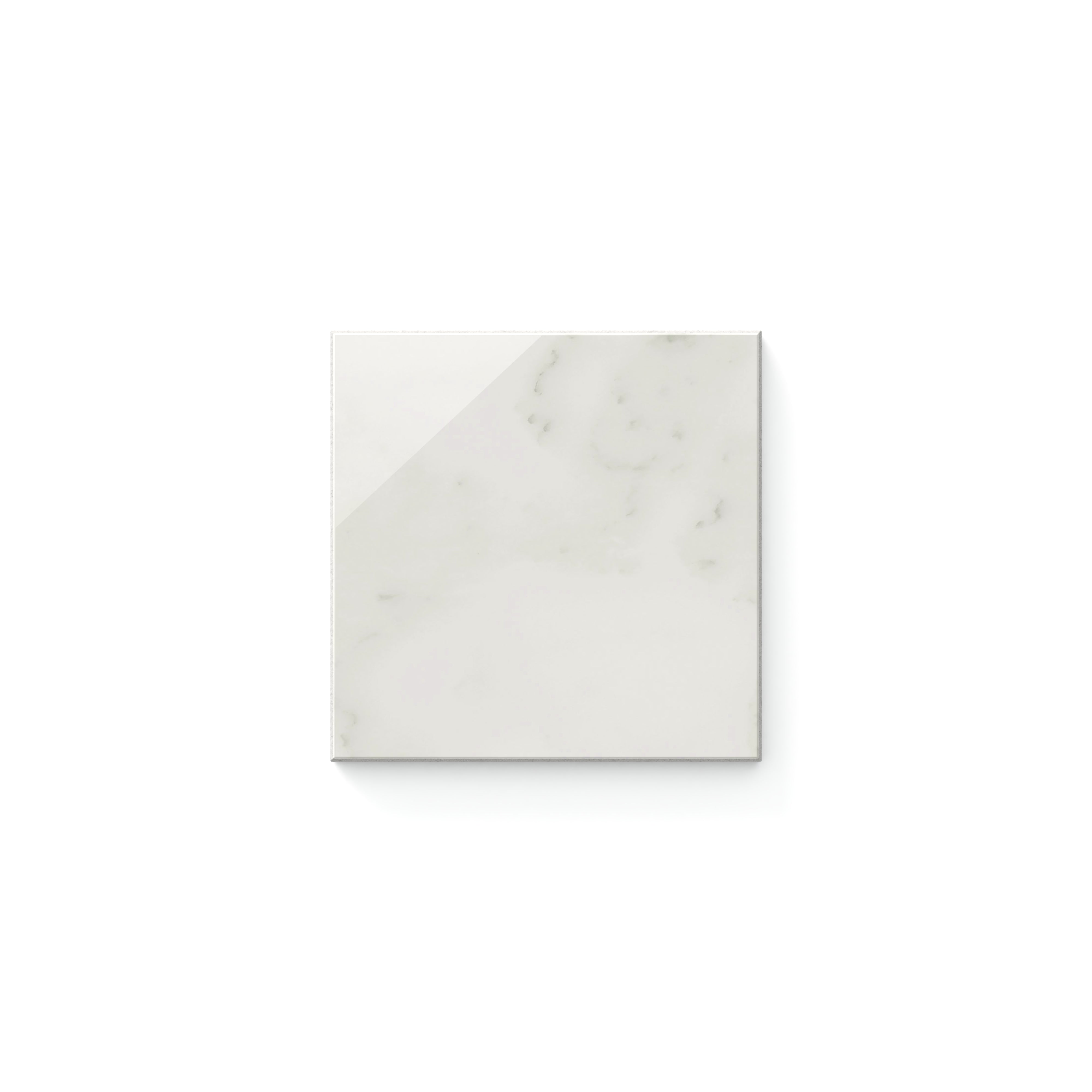 Aniston Polished Carrara Bianco 4x4 Tile Sample