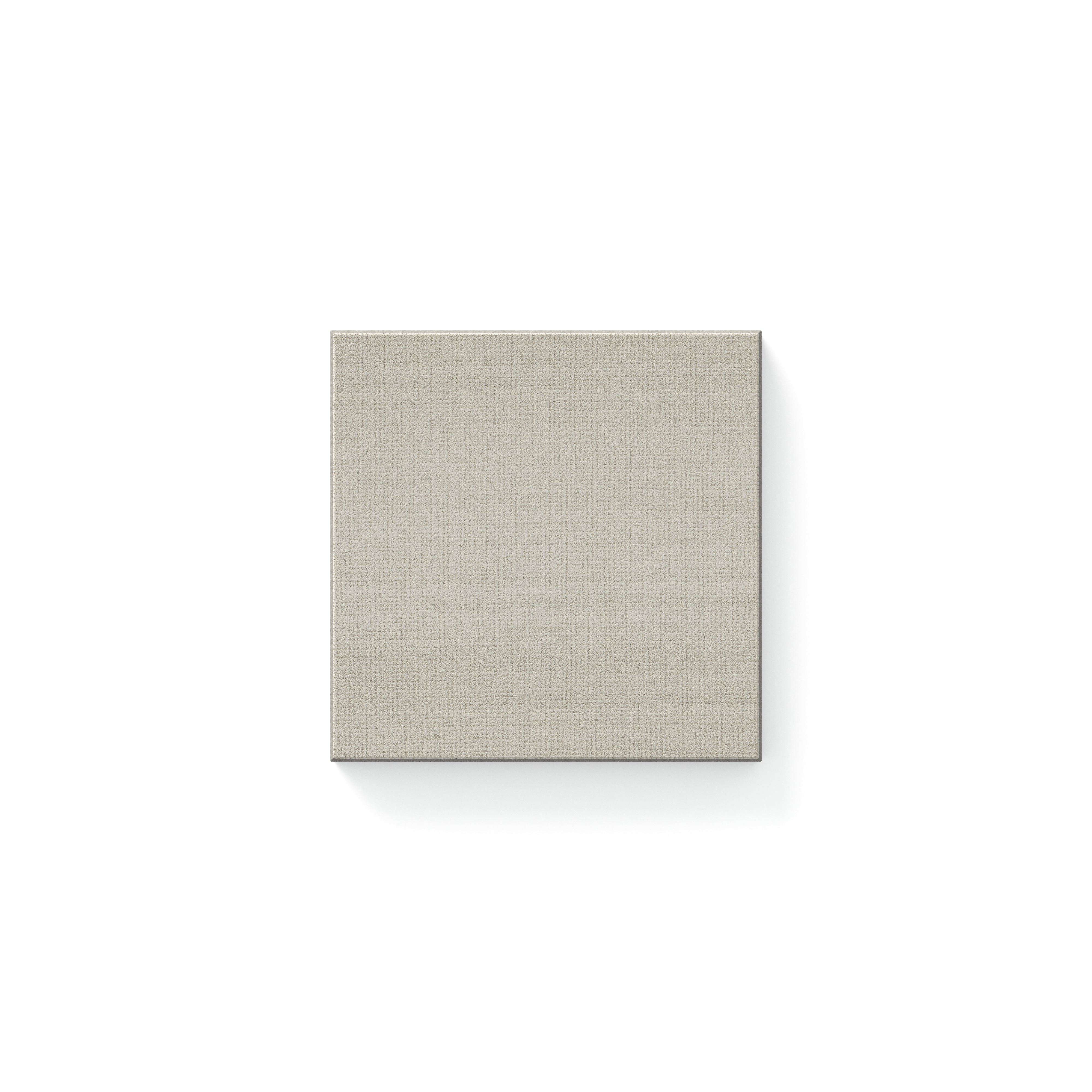 Riley Matte Linen Pattern Bone 4x4 Tile Sample