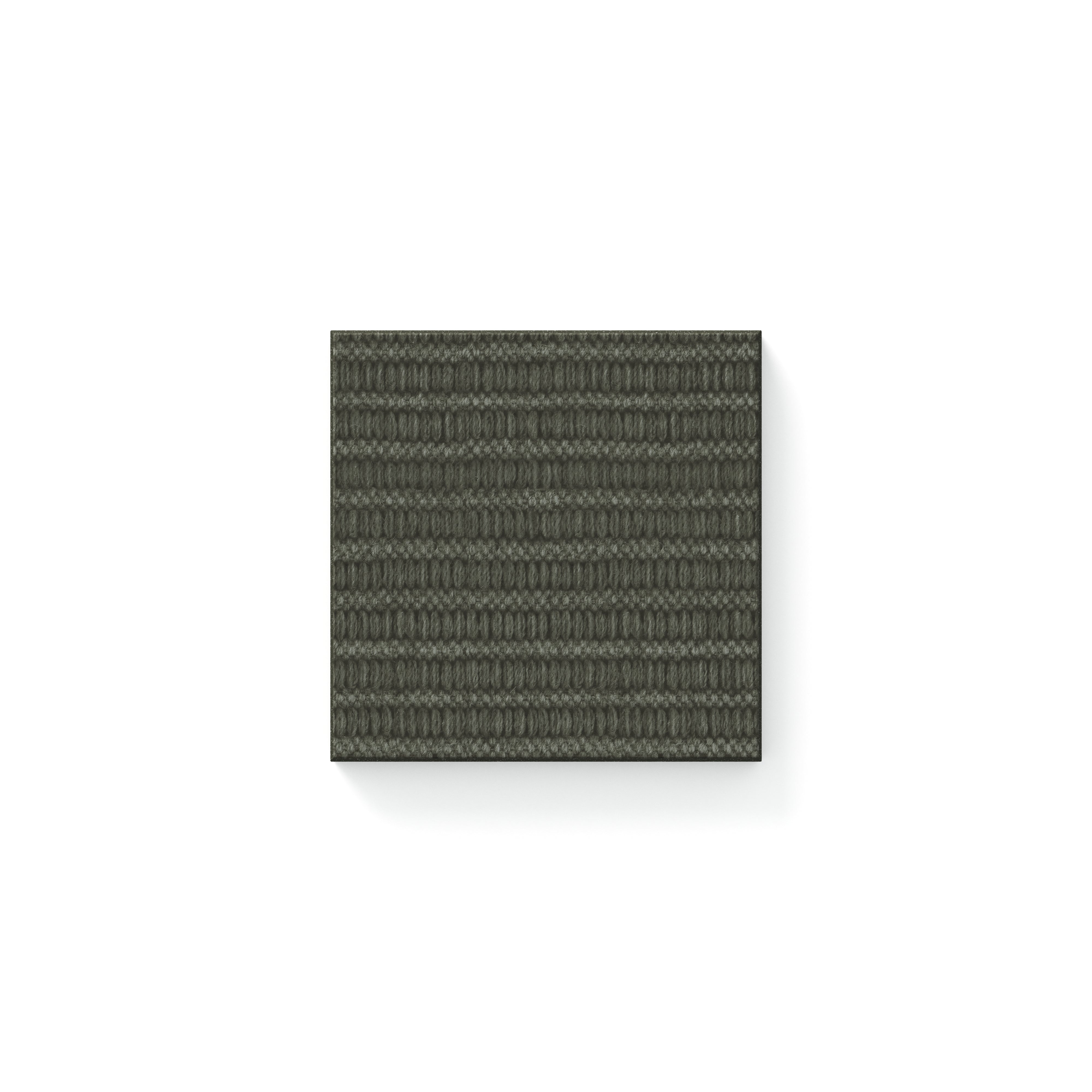 Riley Matte Woven Pattern Charcoal 4x4 Tile Sample