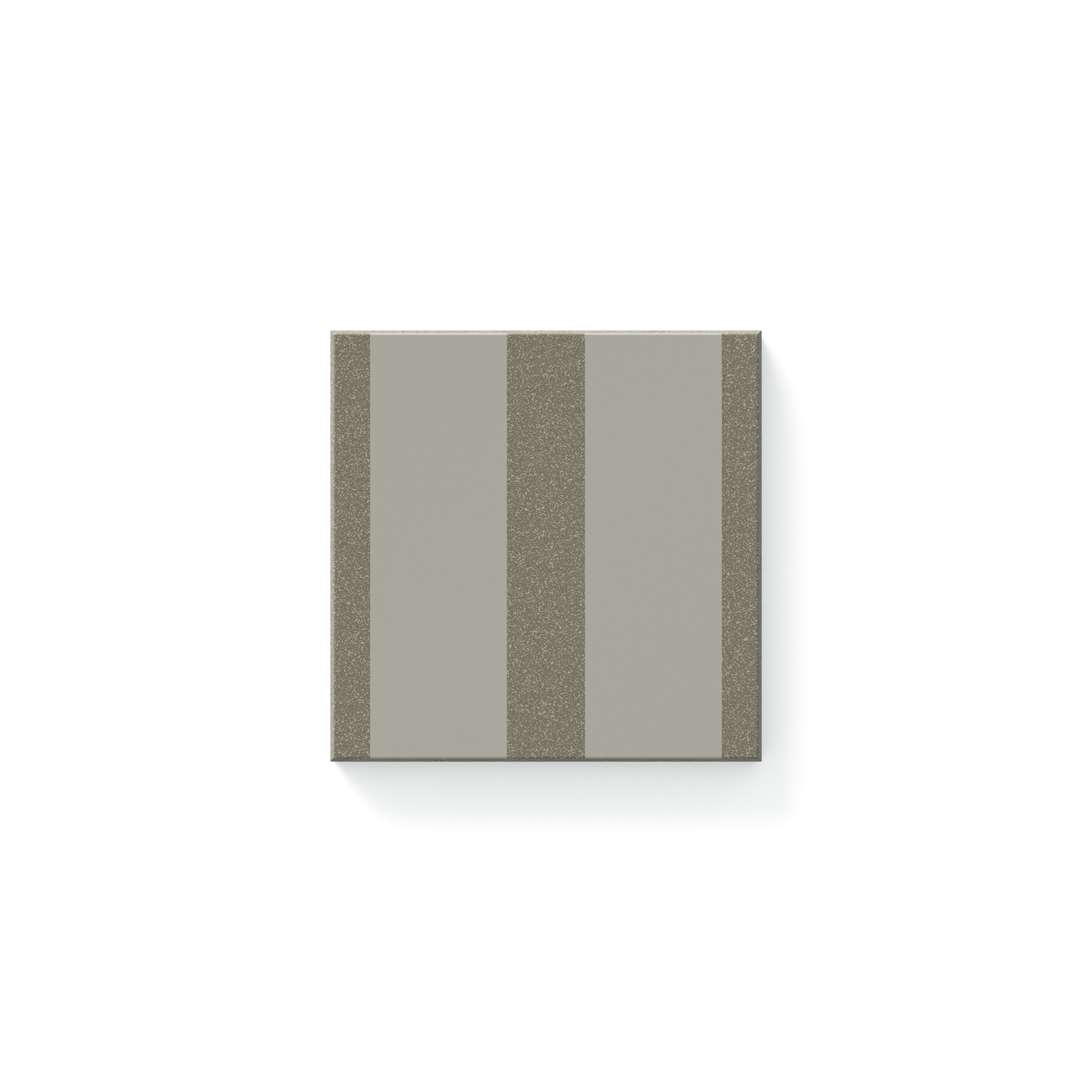 Riley Matte Striped Pattern Sterling 4x4 Tile Sample