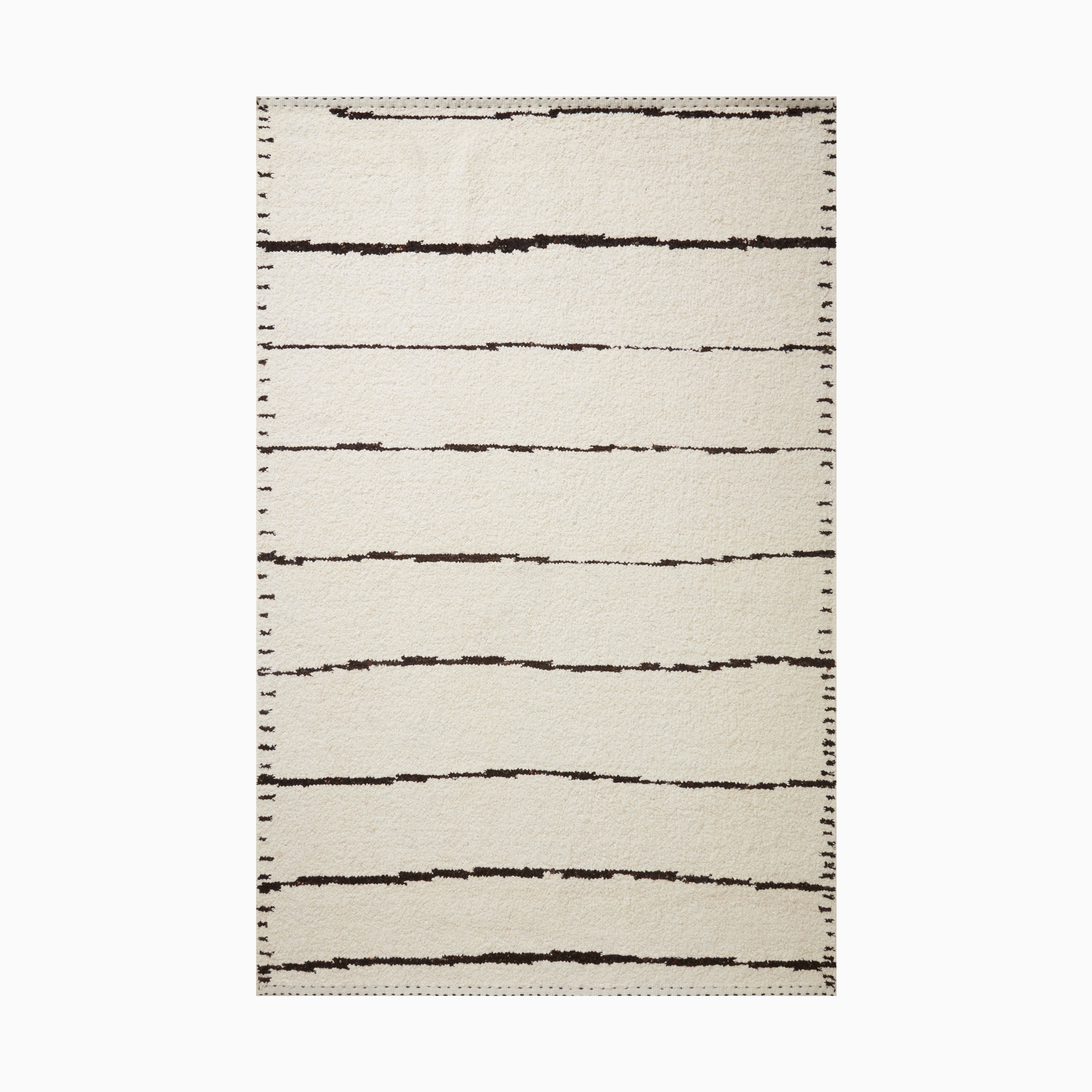 Bowie Wool Blend Rug in Pearl / Smoke