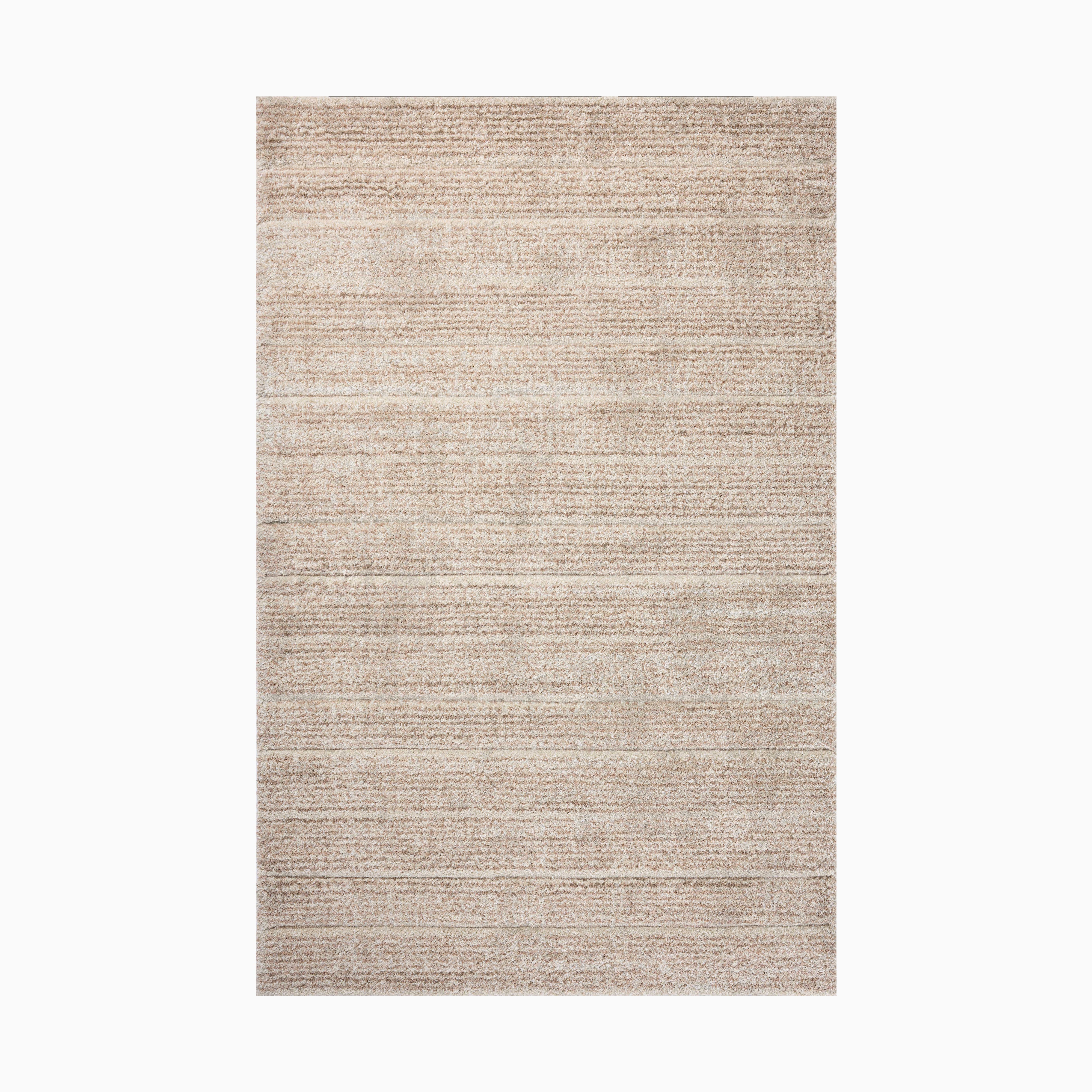 Broderick Polypropylene Pile Rug in Cream / Denim