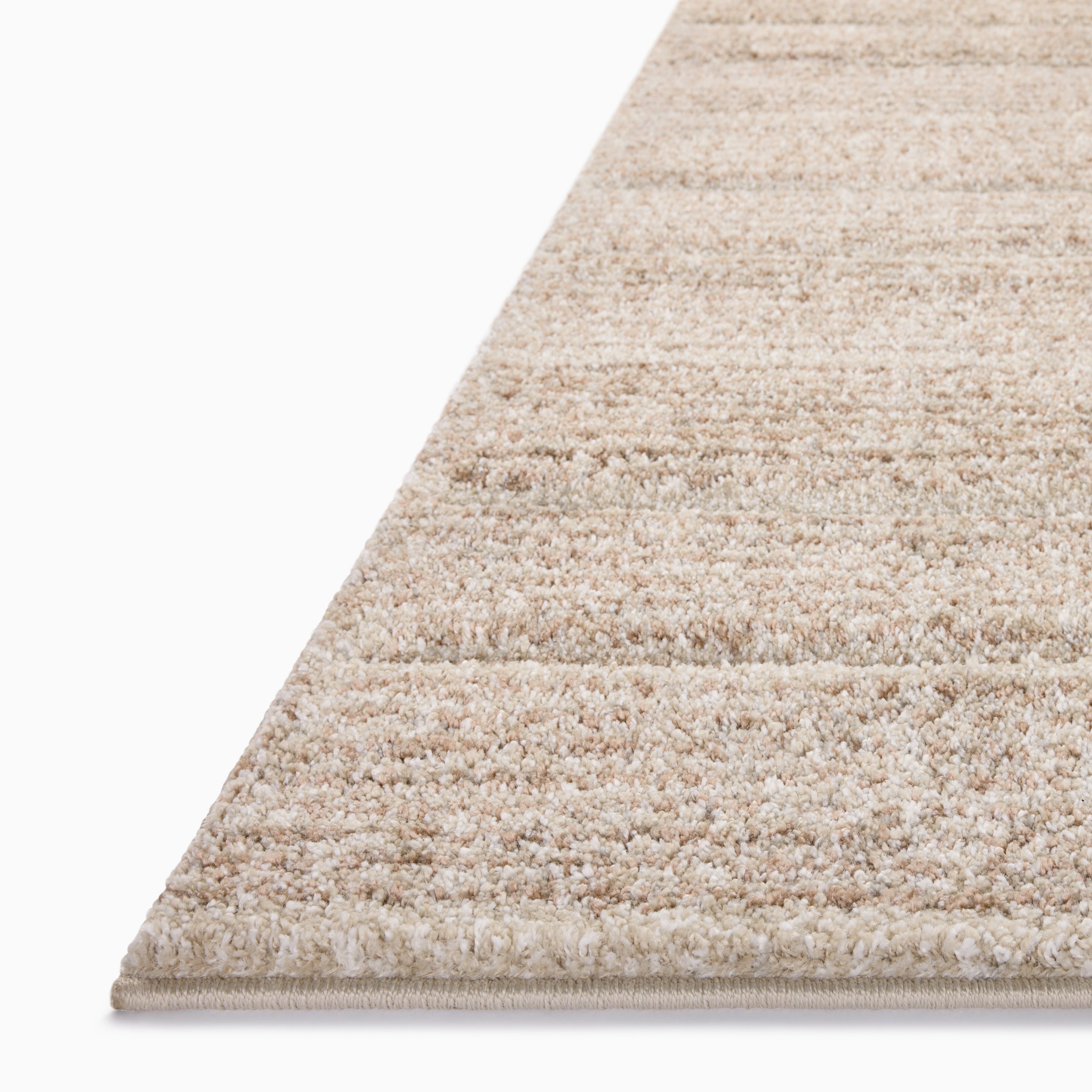 Broderick Polypropylene Pile Rug in Cream / Denim