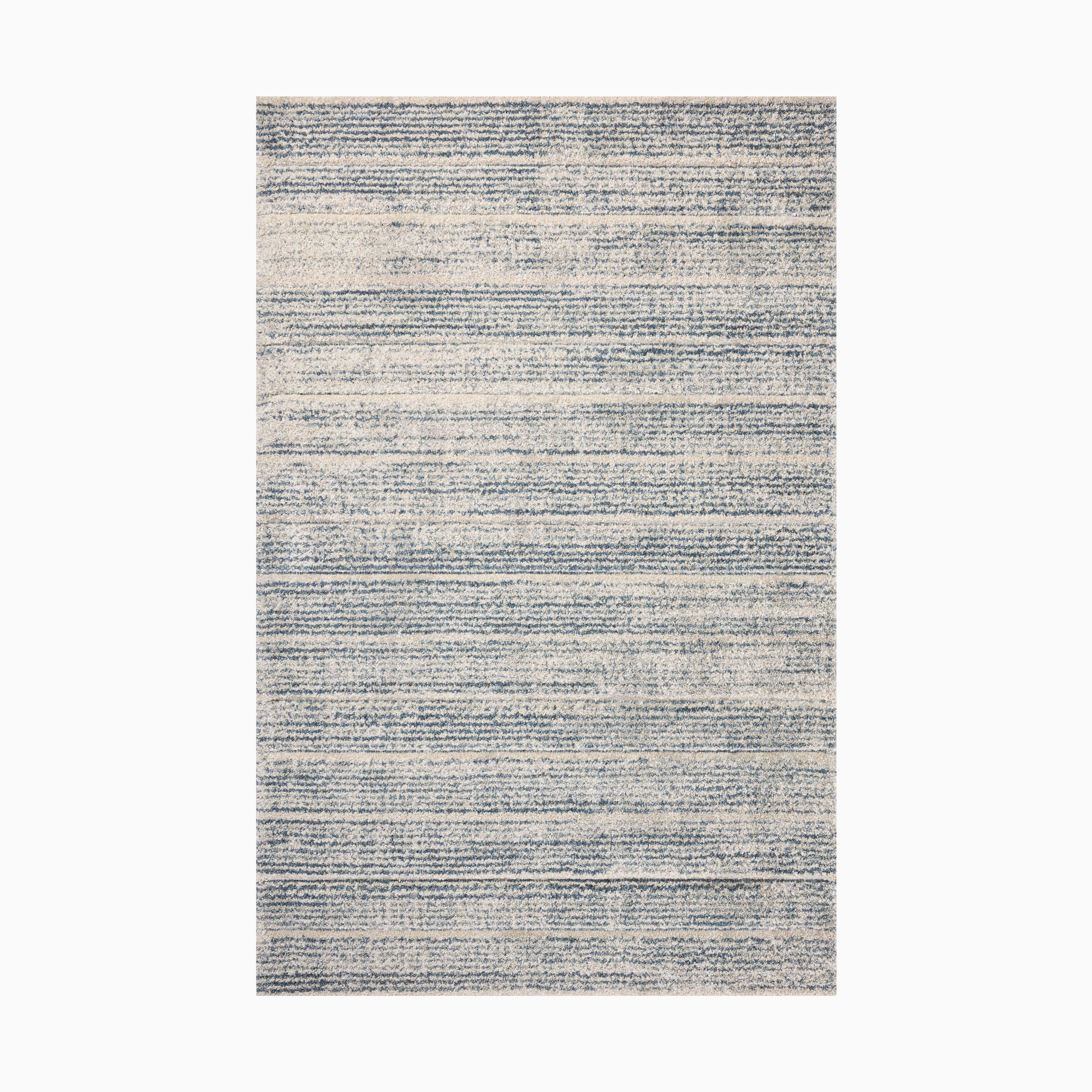 Broderick Polypropylene Pile Rug in Cream / Rust