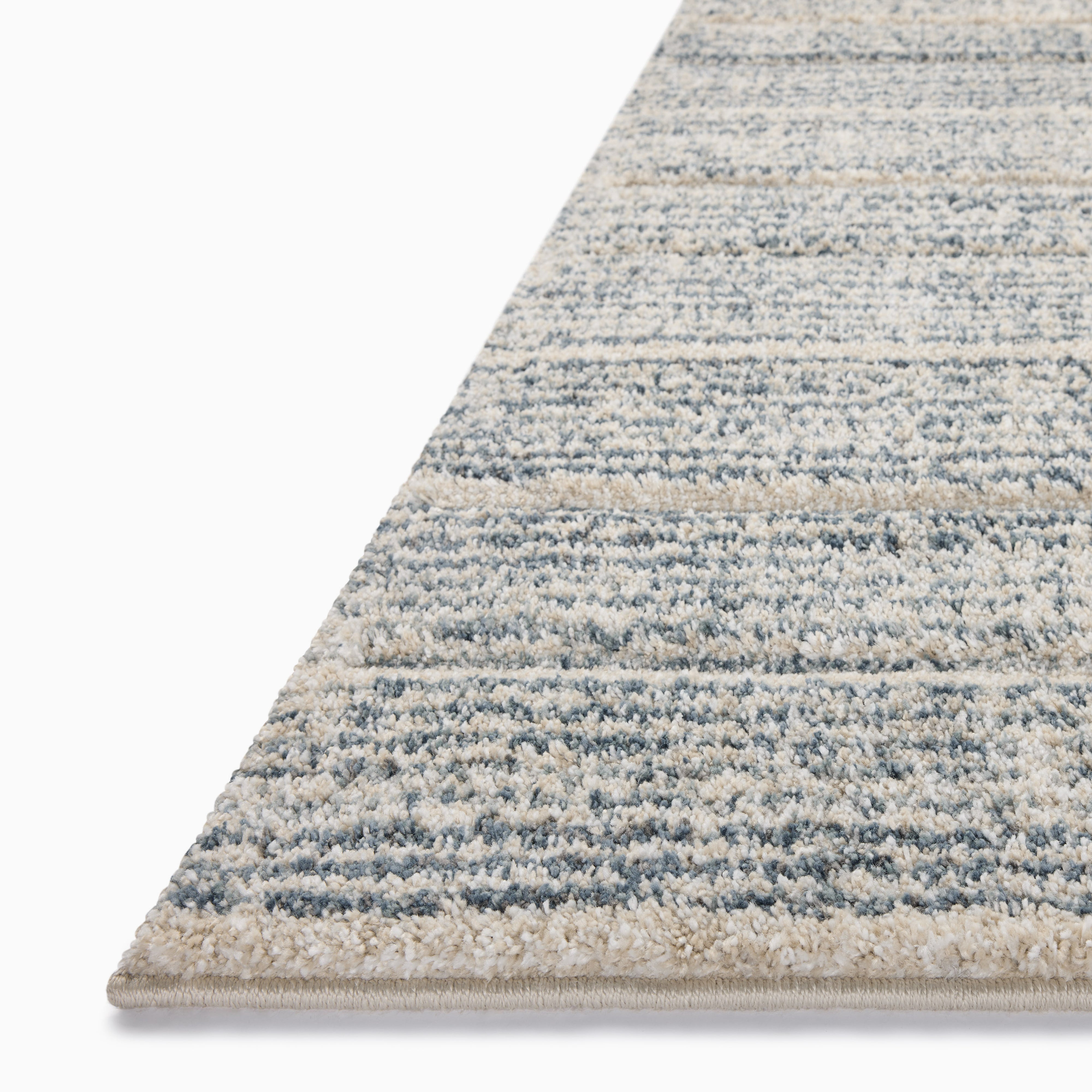 Broderick Polypropylene Pile Rug in Cream / Rust