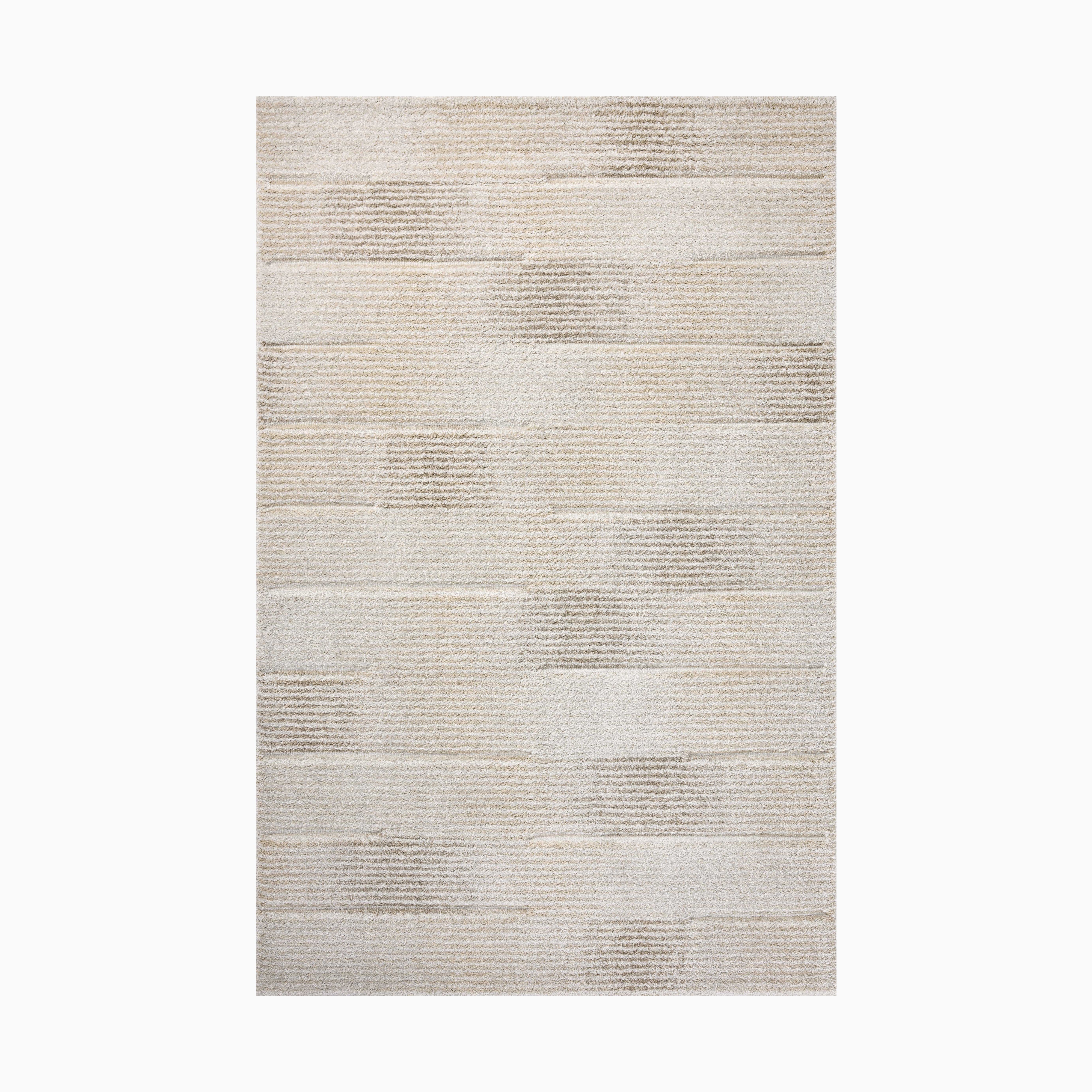 Broderick Polypropylene Pile Rug in Mist / Dune