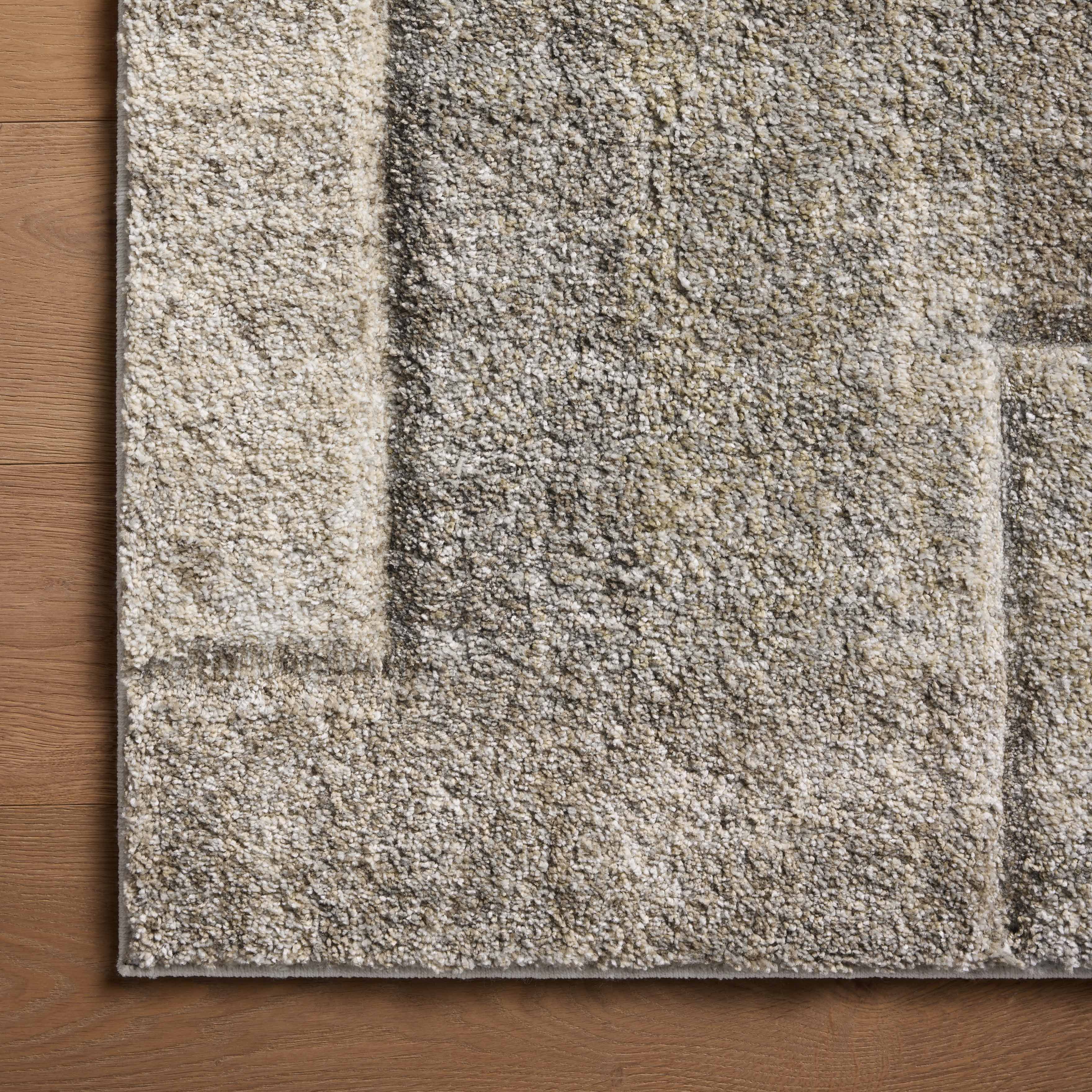 Broderick Polypropylene Pile Rug in Taupe / Stone