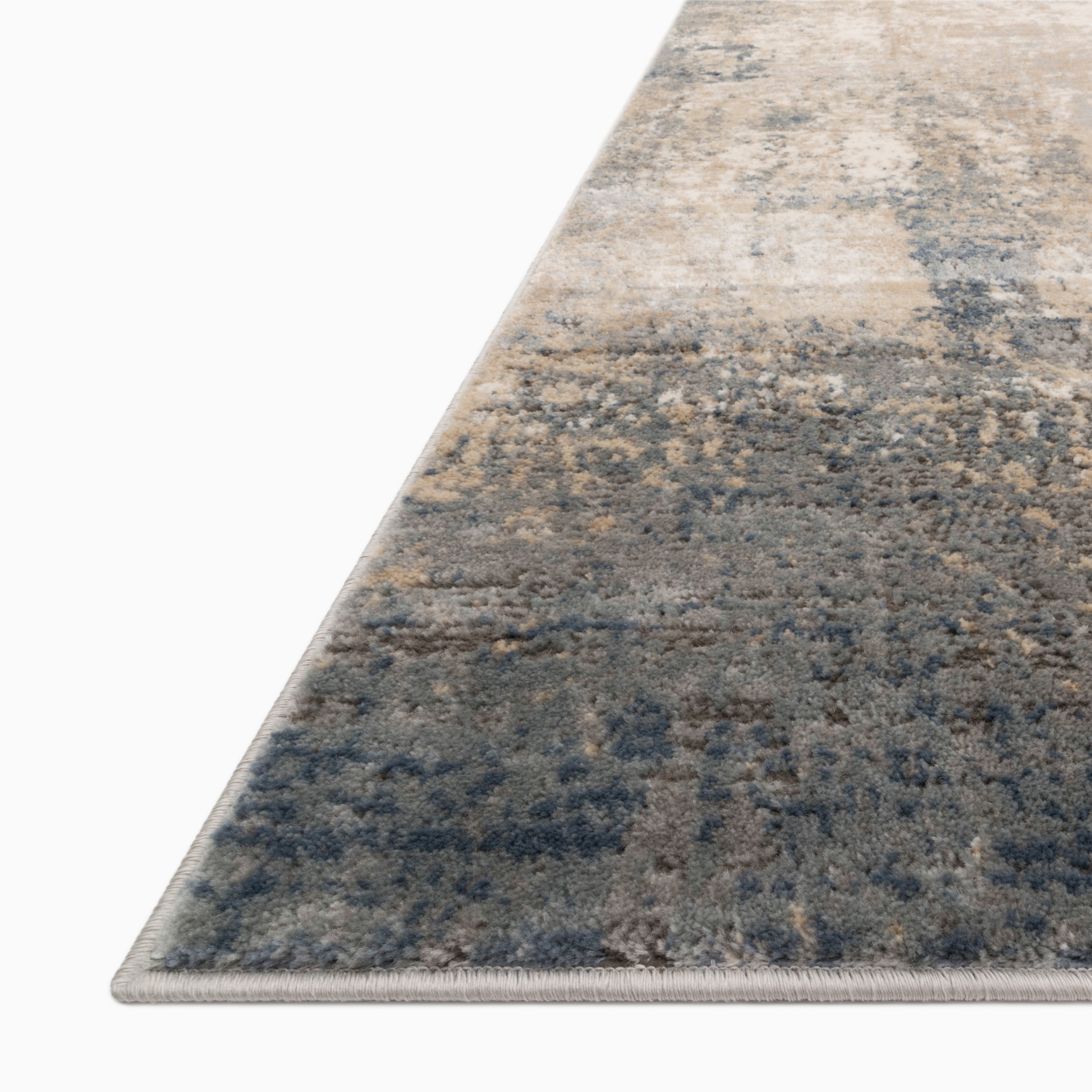 Charlise Polypropylene & Polyester Pile Rug in Oat / Pebble