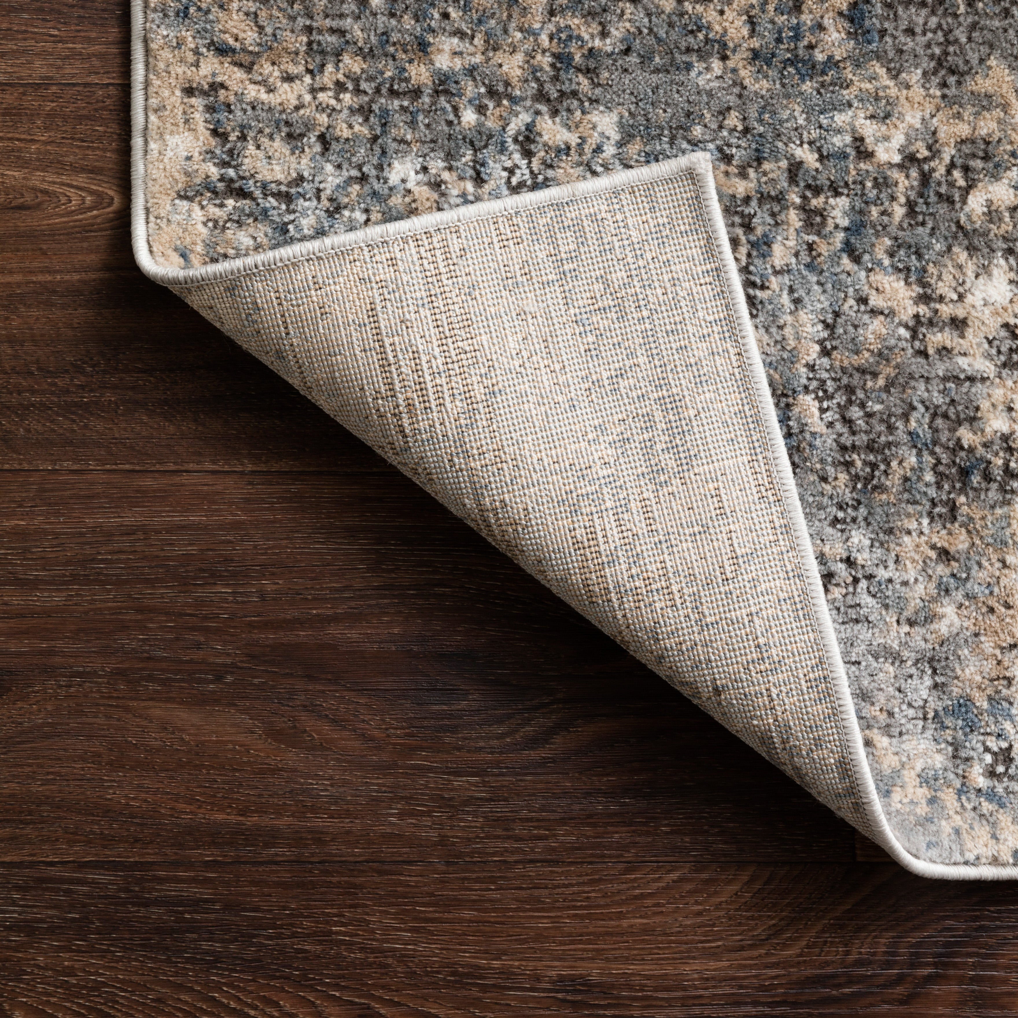 Charlise Polypropylene & Polyester Pile Rug in Oat / Pebble