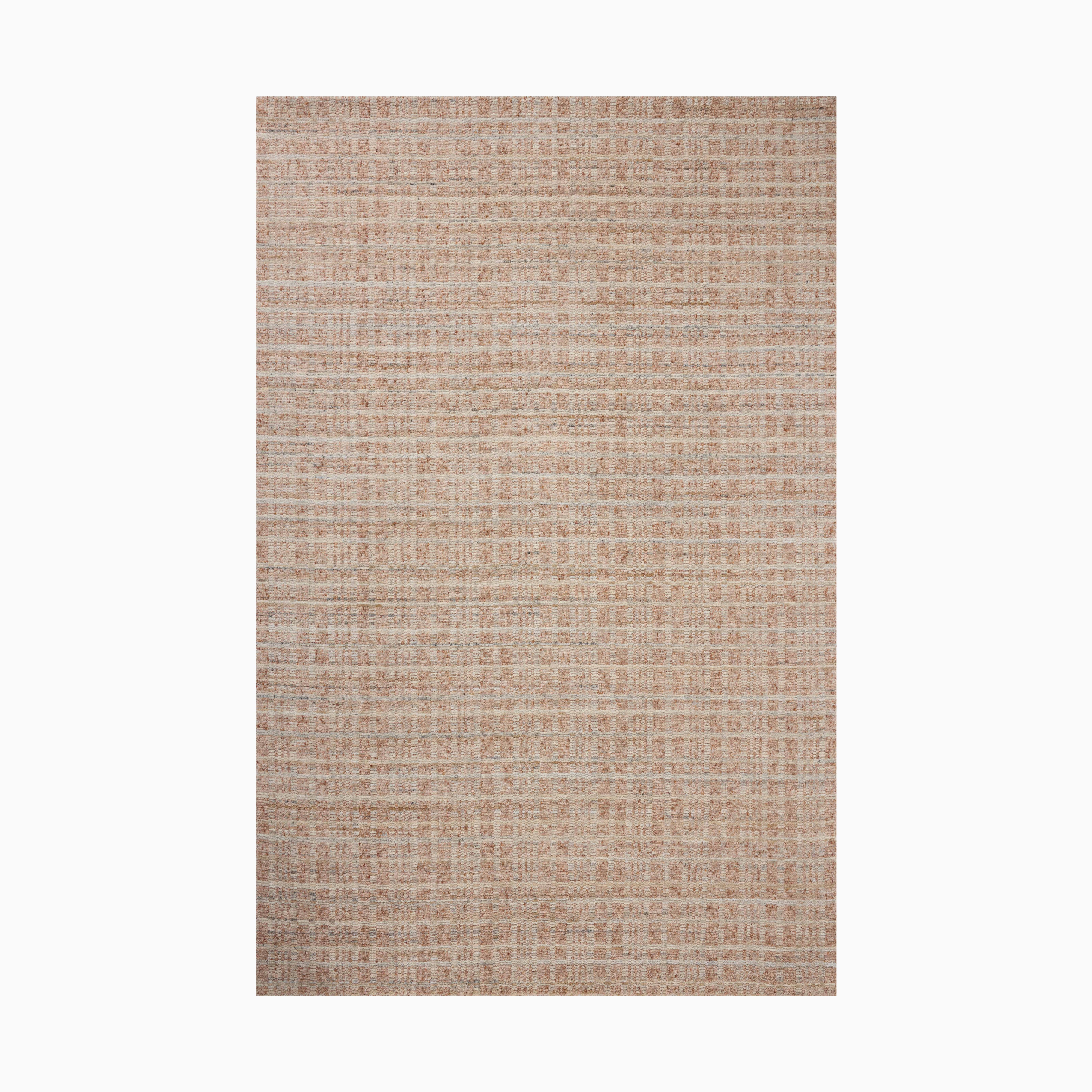 Davies Wool & Nylon Rug in Rust / Wheat