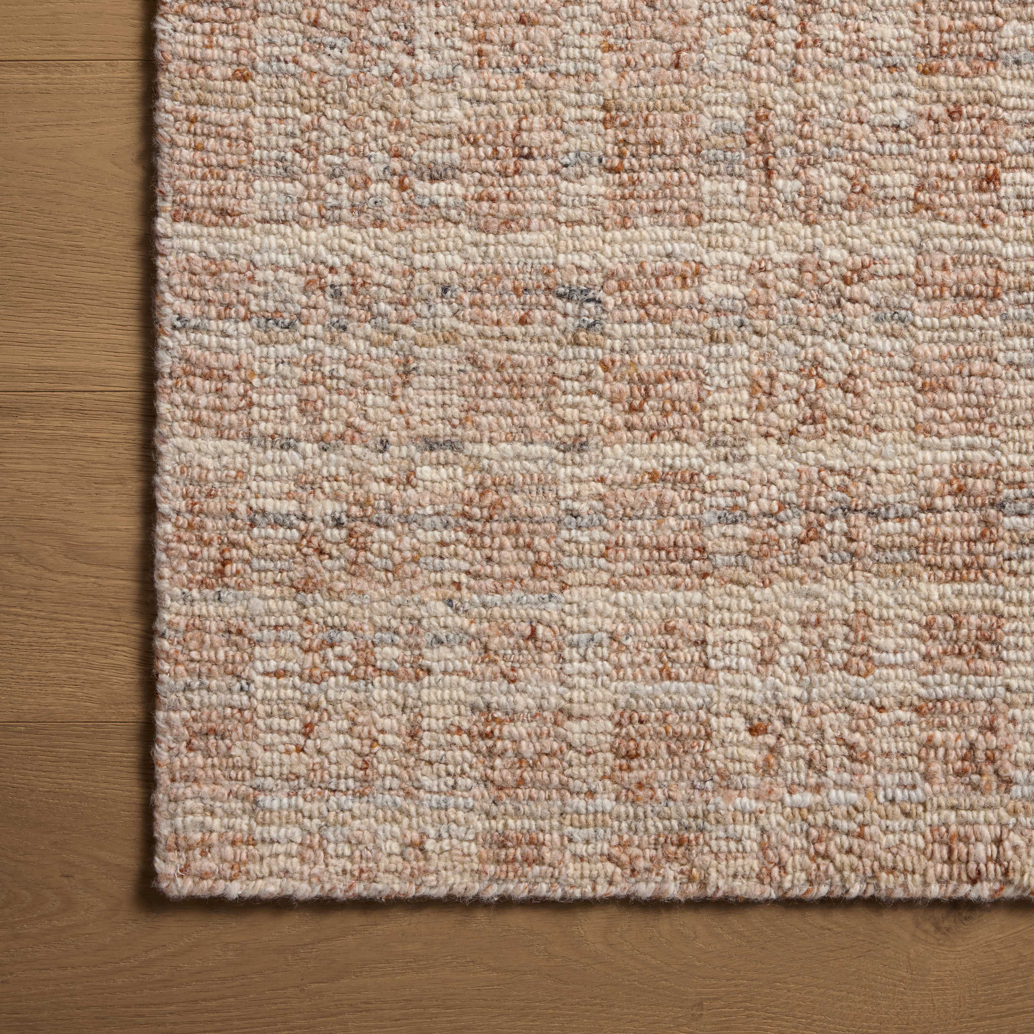 Davies Wool & Nylon Rug in Rust / Wheat