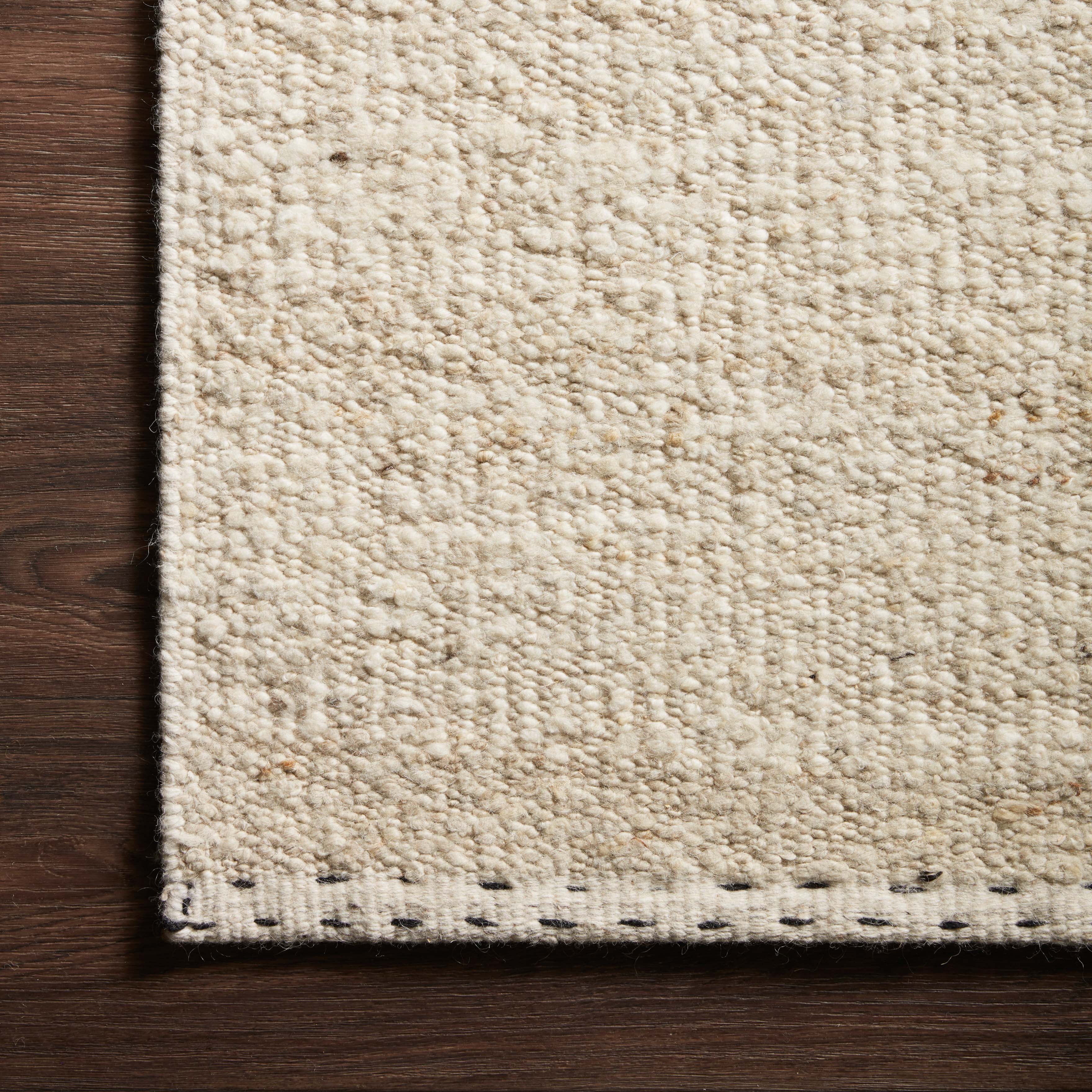 Everson Wool Blend Rug in Bone