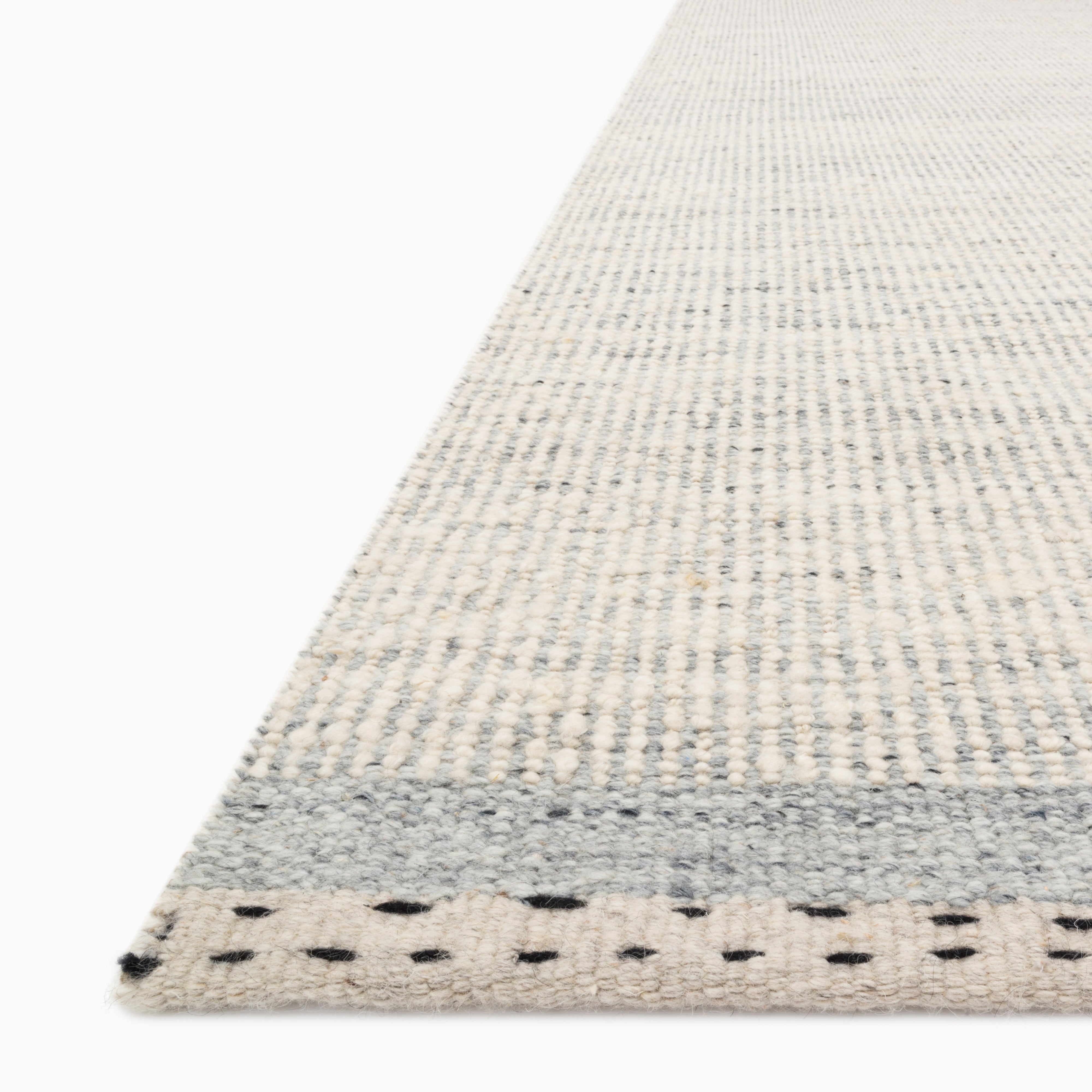 Everson Wool Blend Rug in Fog