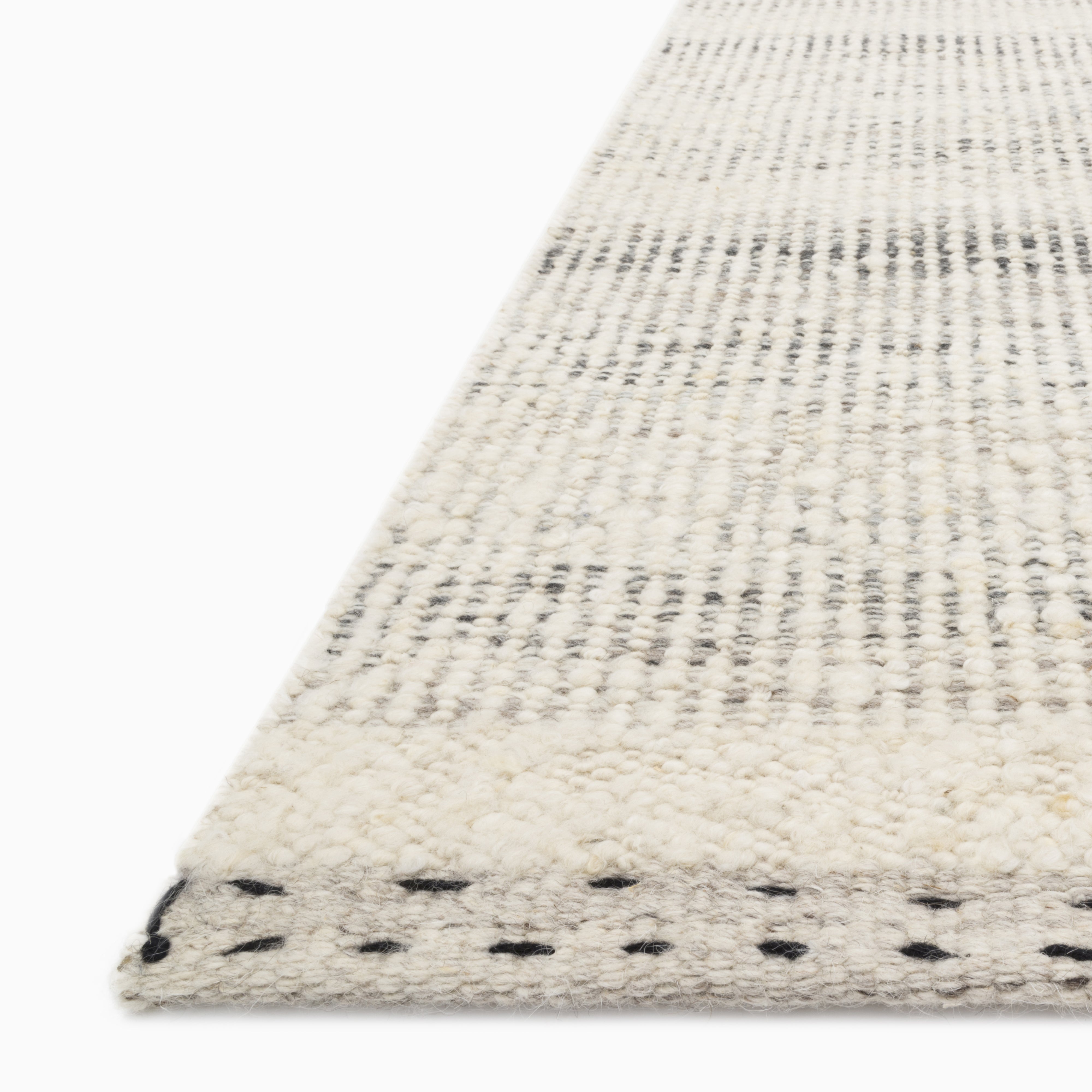 Everson Wool Blend Rug in Pearl