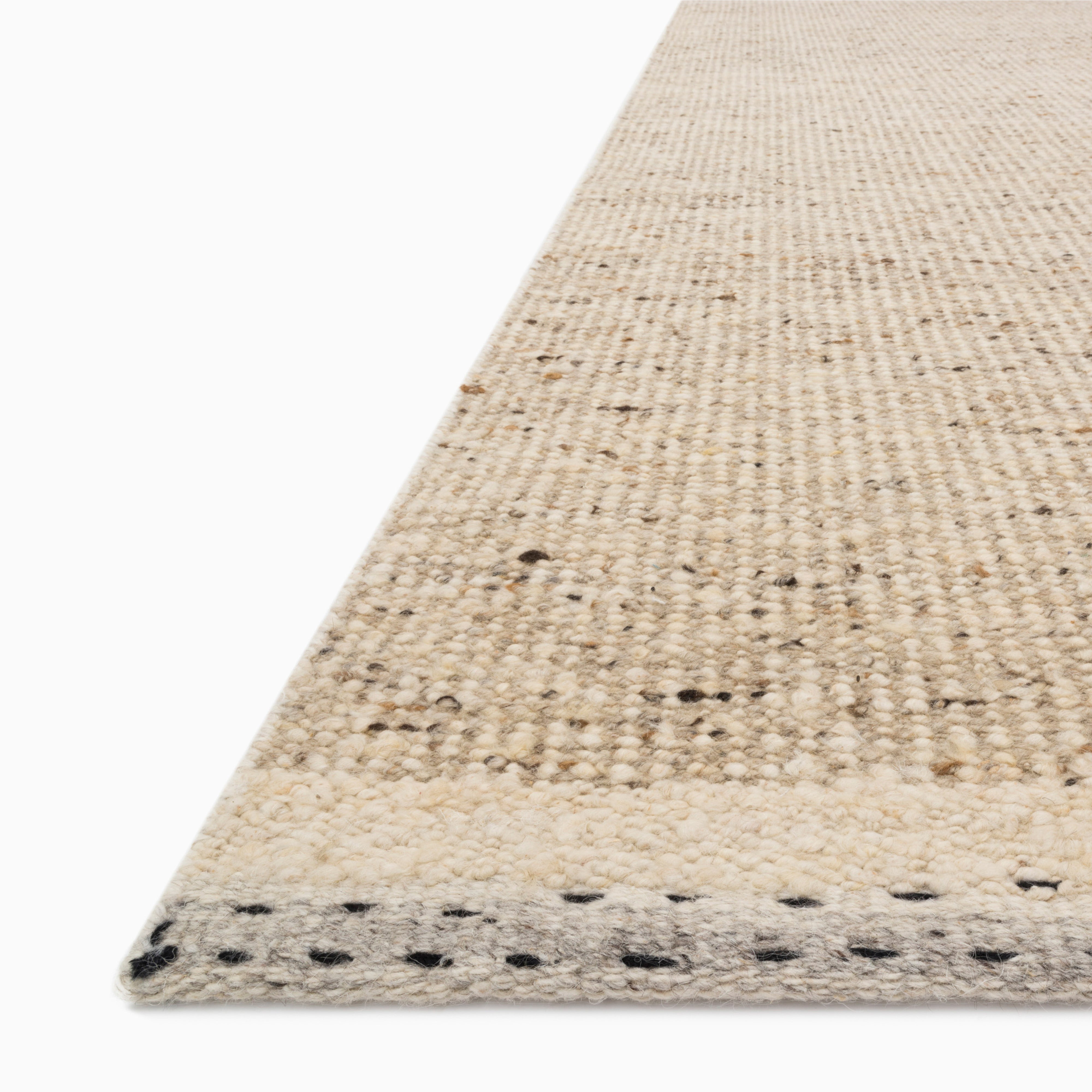 Everson Wool Blend Rug in Sand