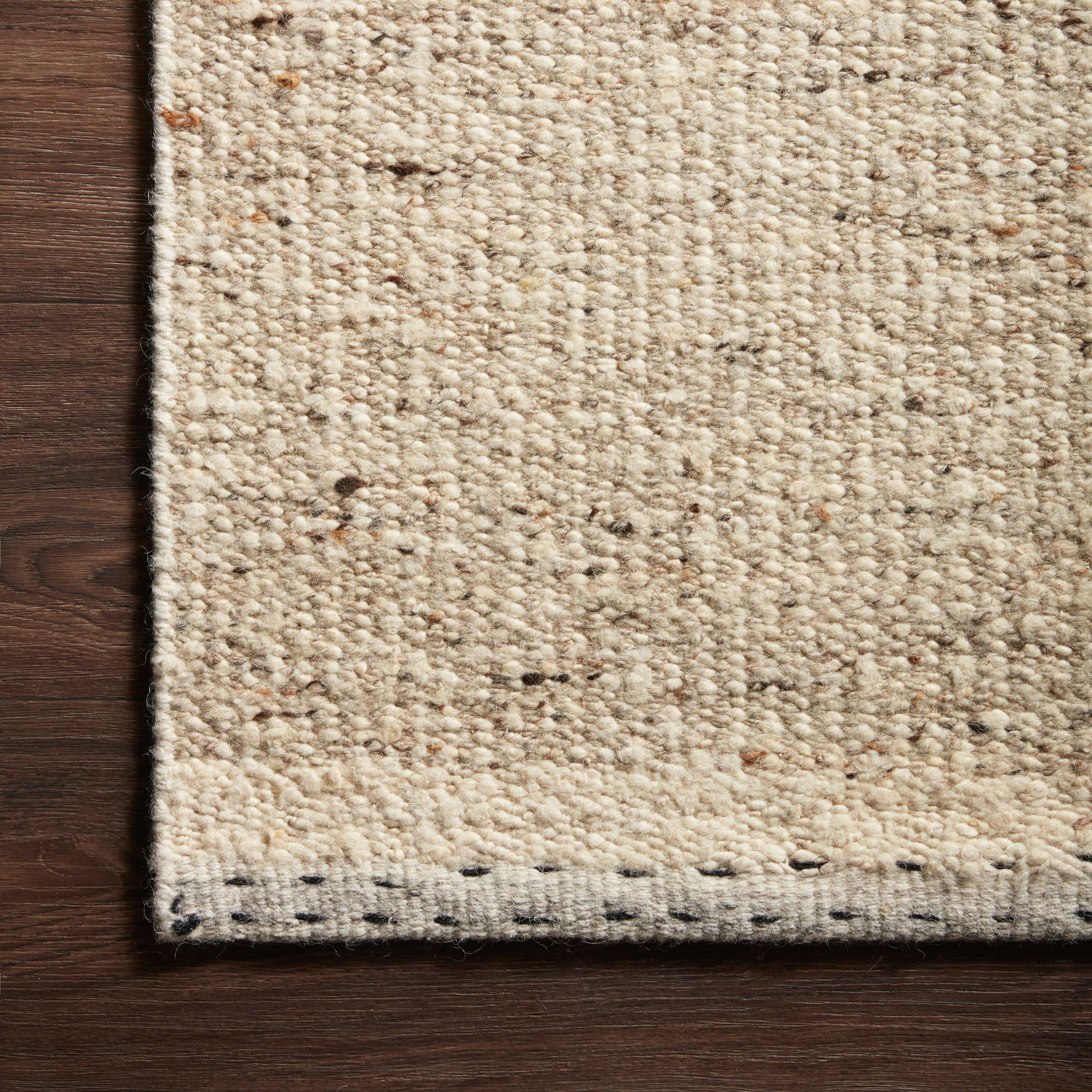 Everson Wool Blend Rug in Sand