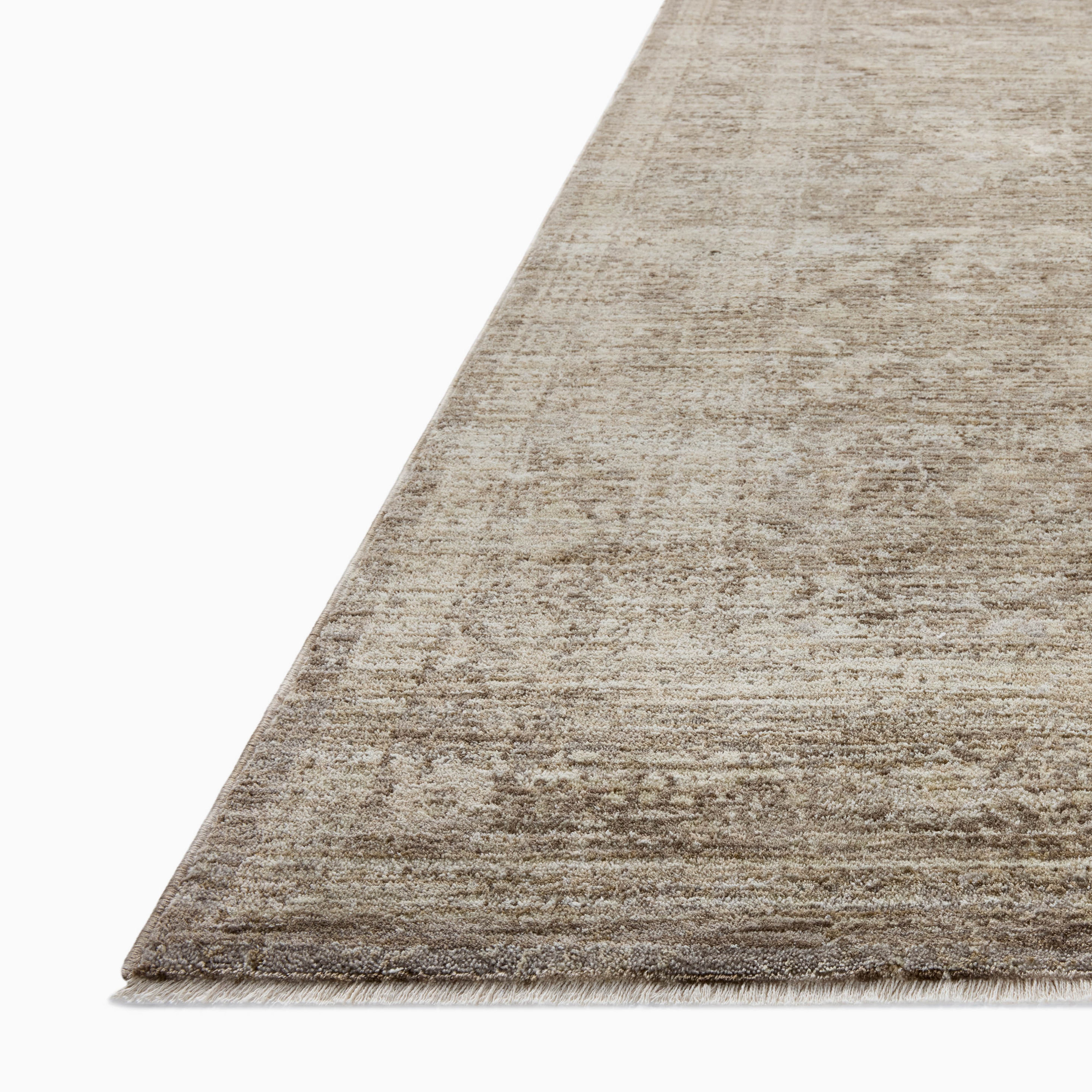 Haverford Polyester Pile Rug in Bronze / Oat