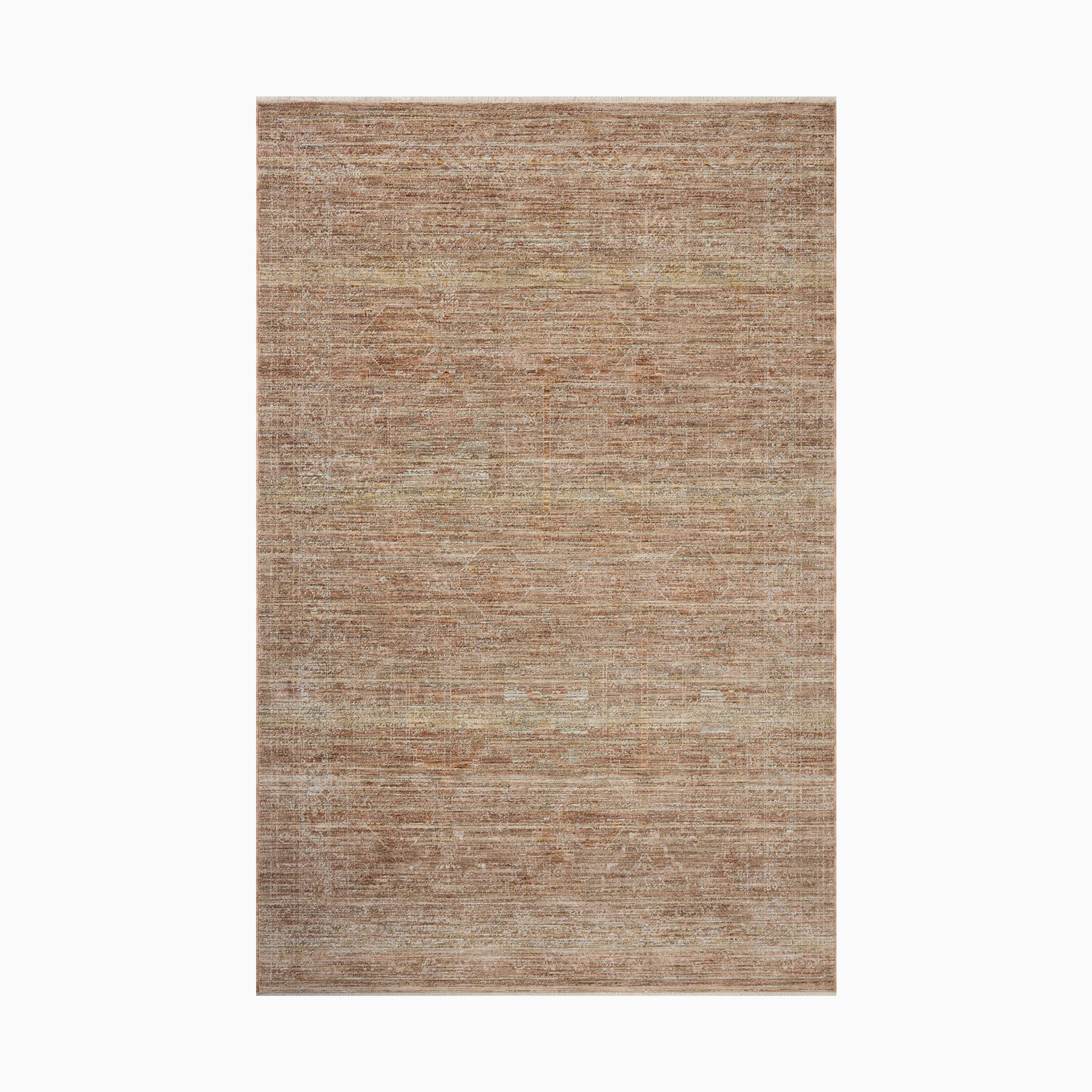 Haverford Polyester Pile Rug in Desert / Rust