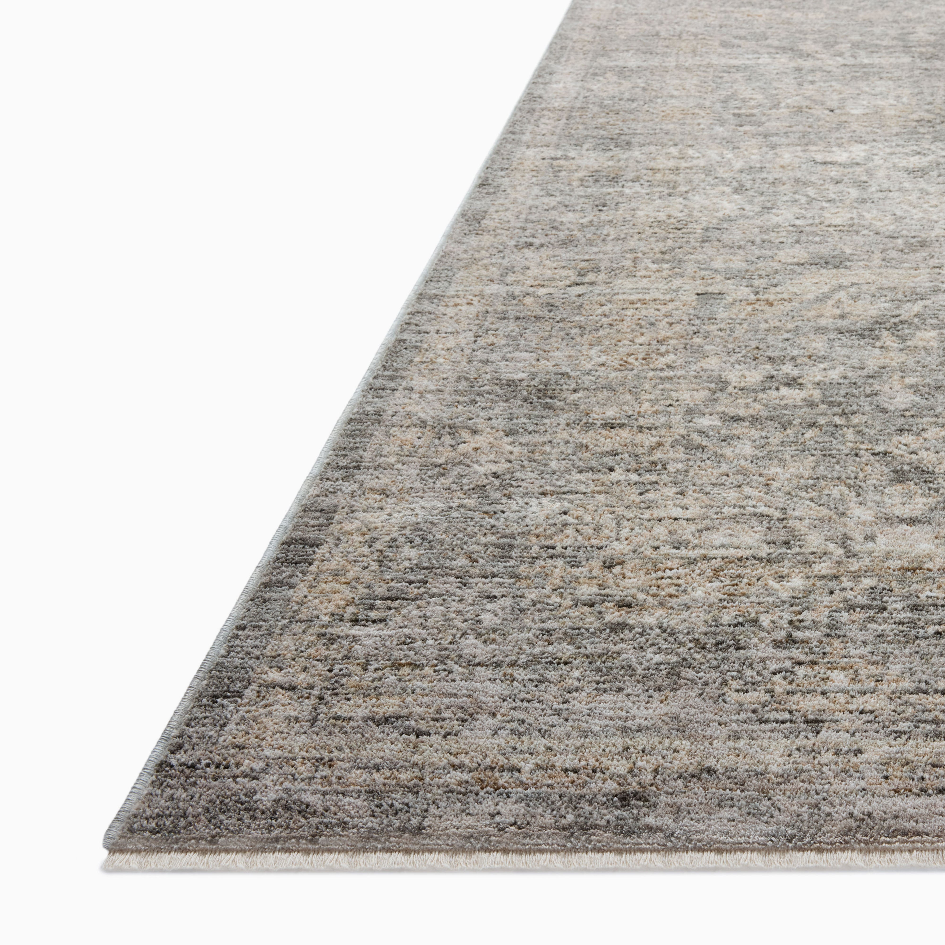 Haverford Polyester Pile Rug in Slate / Sand