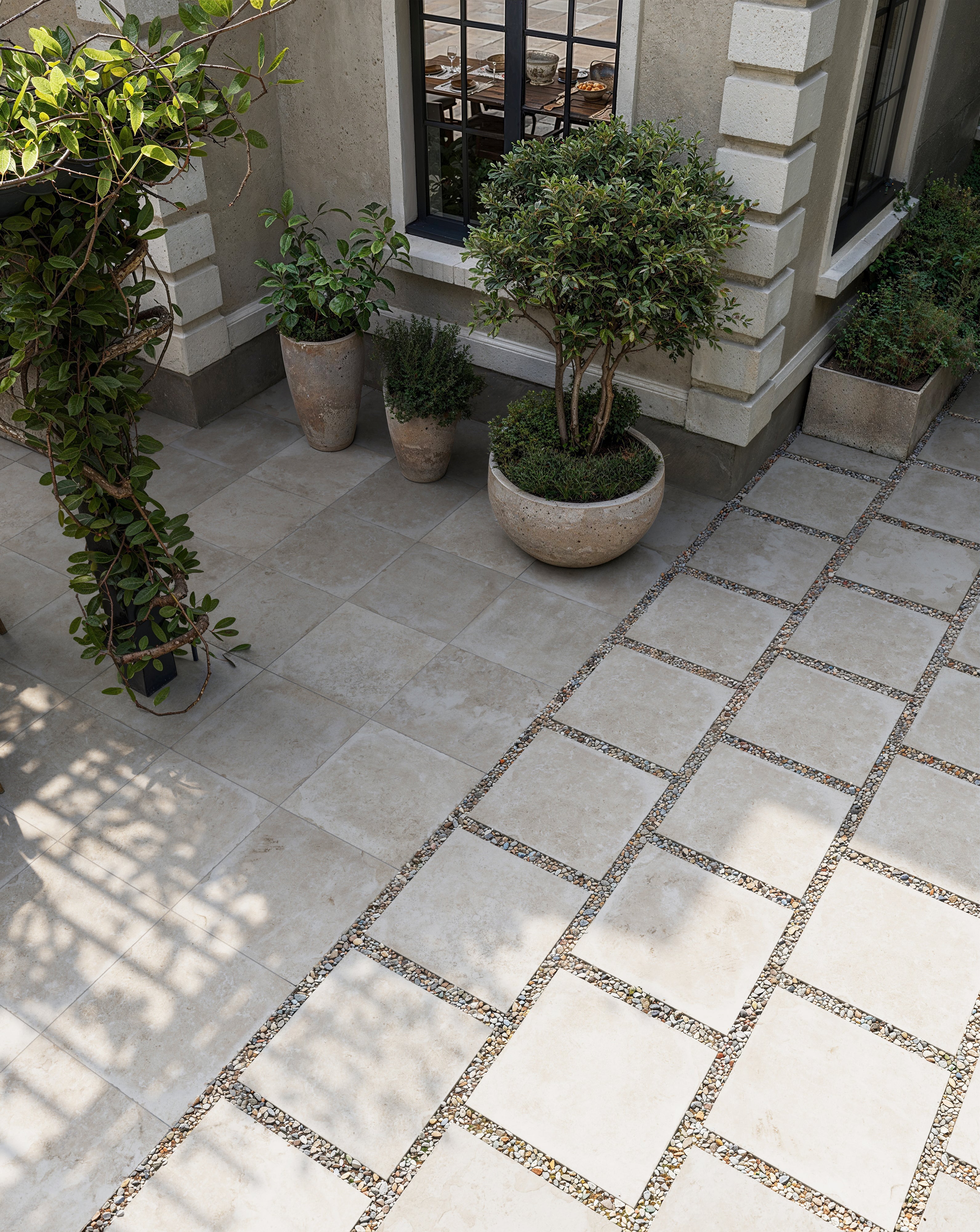 Bowden 24x24 Grip Porcelain 2cm Paver in Oat