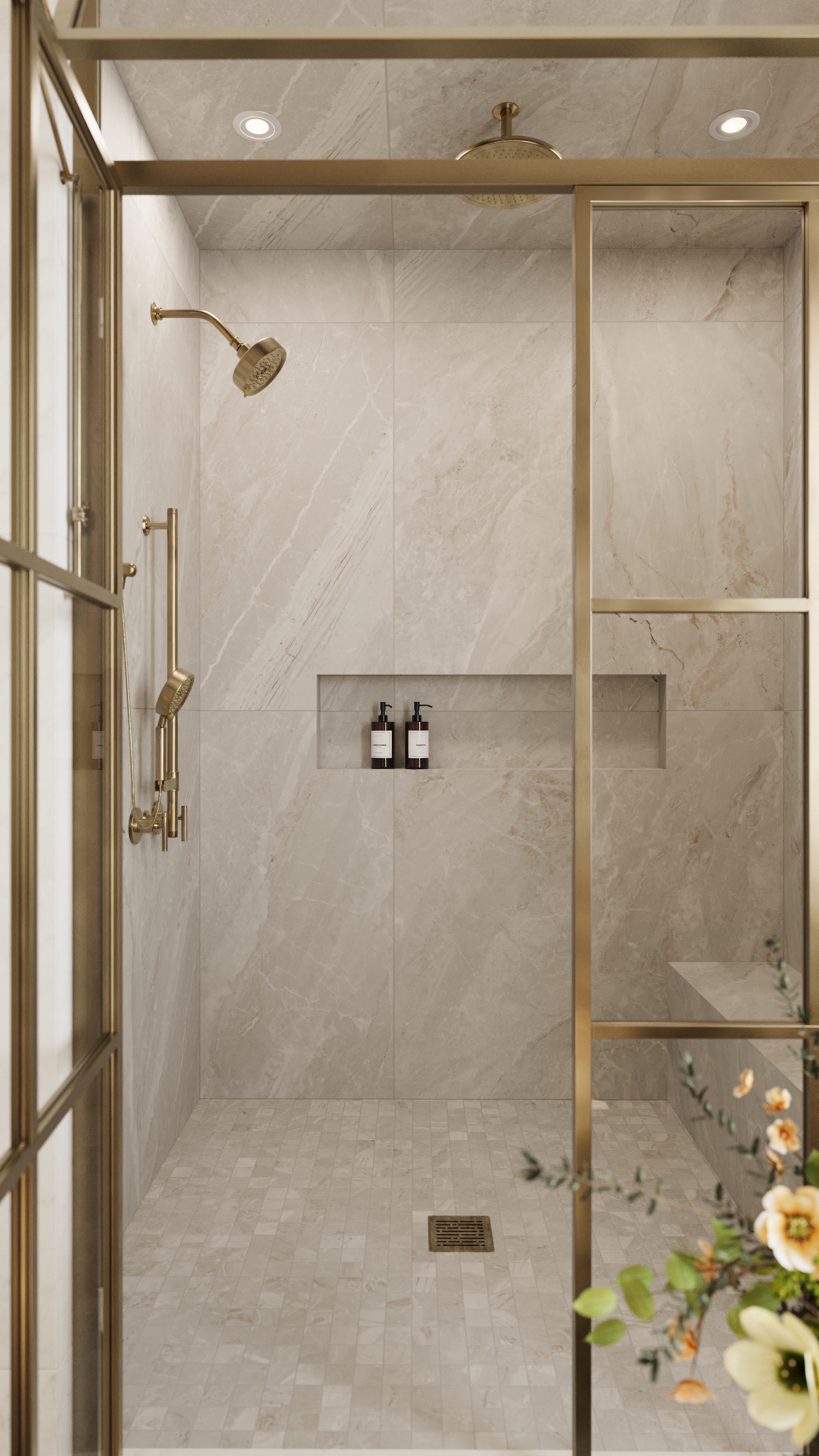 Blair 24x48 Matte Porcelain Tile in Oniciata Beige