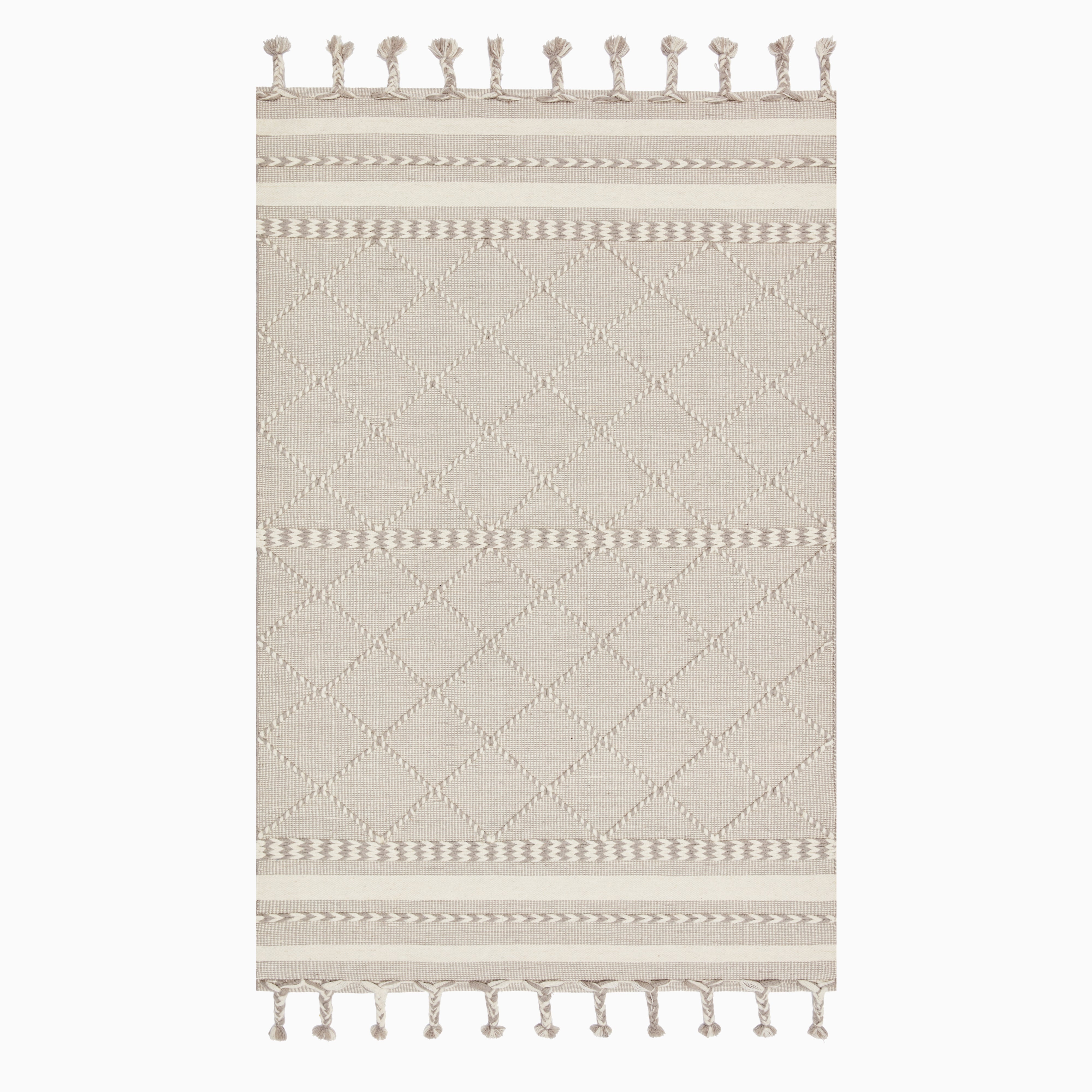 Lafferty Wool Blend Rug in Dove