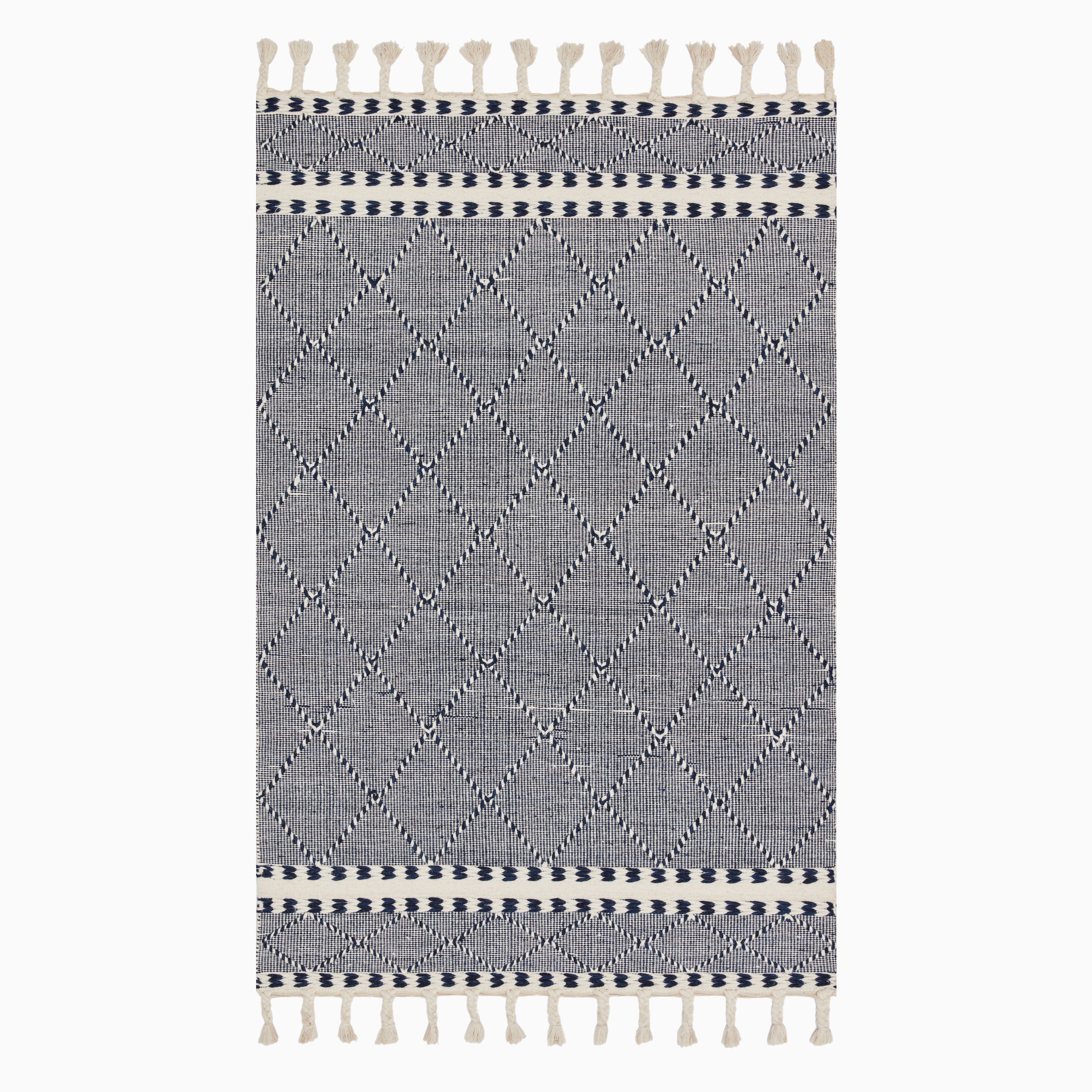 Lafferty Wool Blend Rug in Indigo