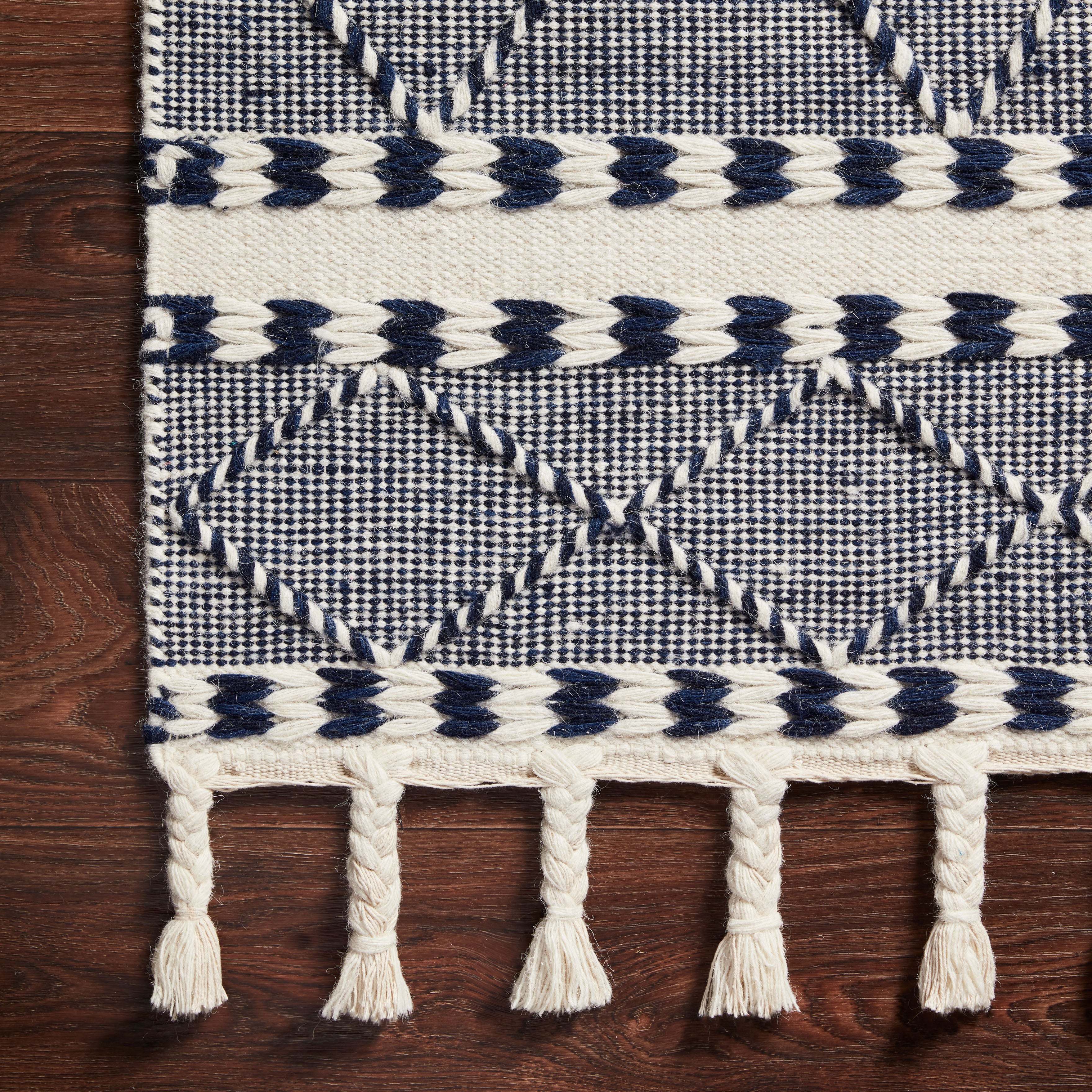 Lafferty Wool Blend Rug in Indigo