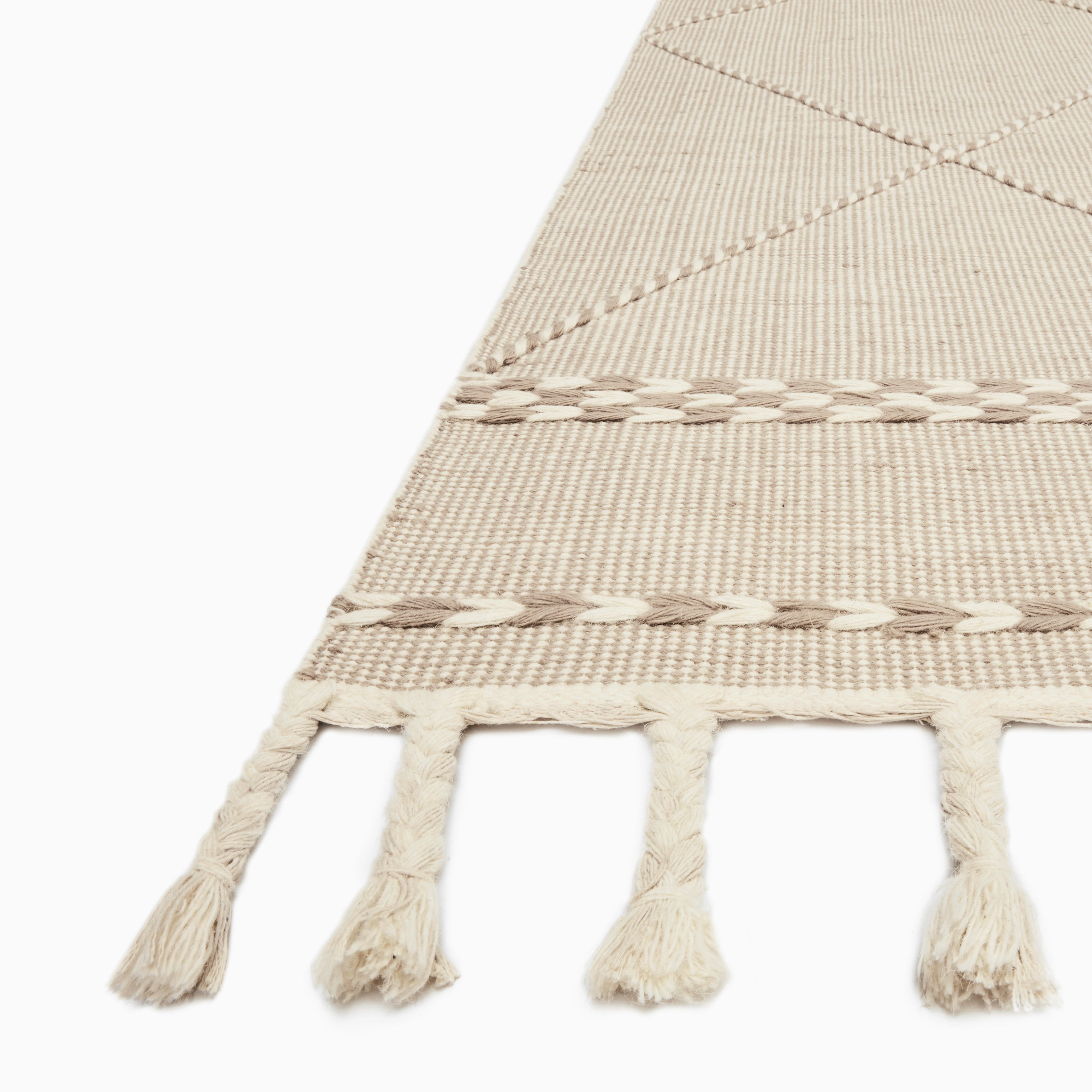 Lafferty Wool Blend Rug in Natural