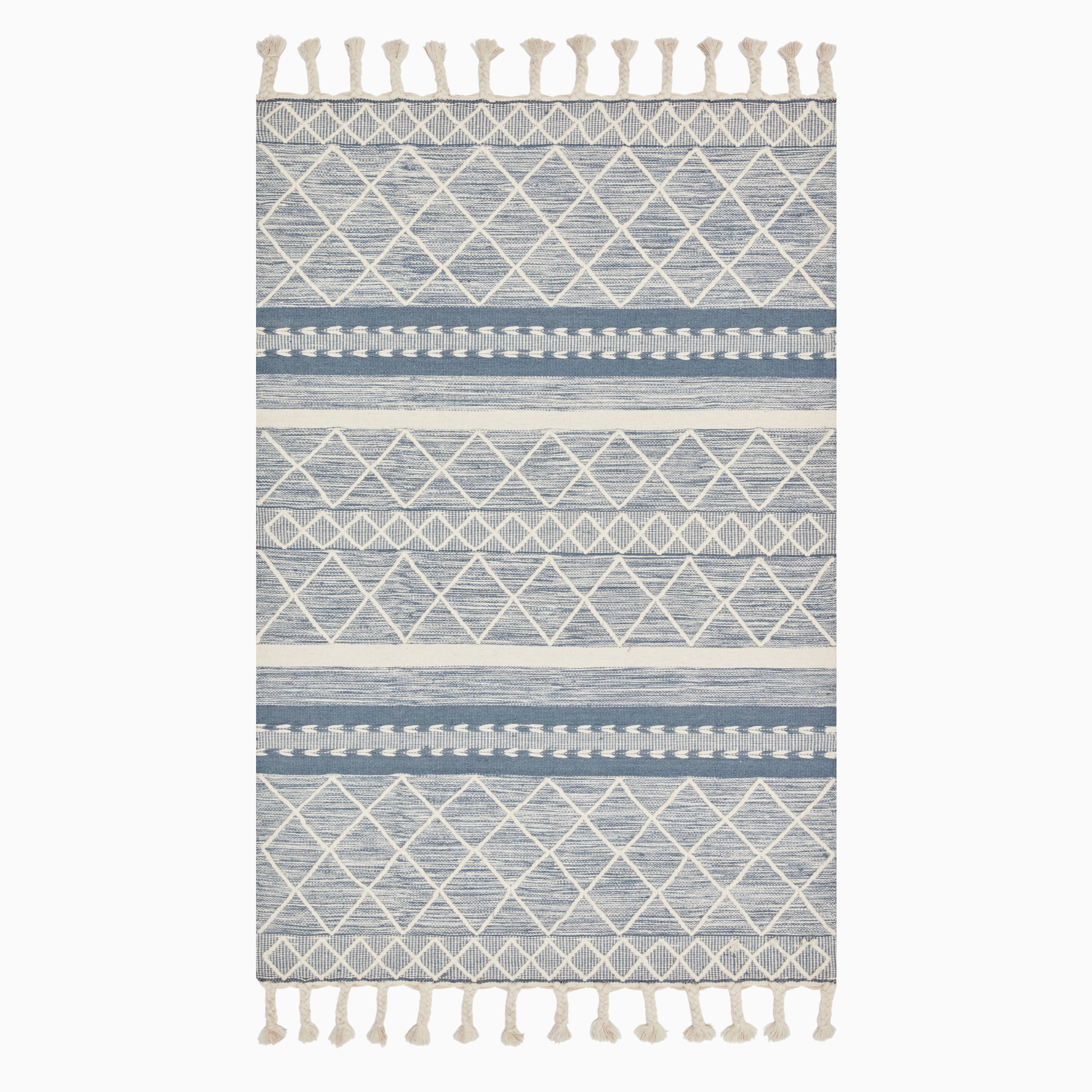 Lafferty Wool Blend Rug in Ocean