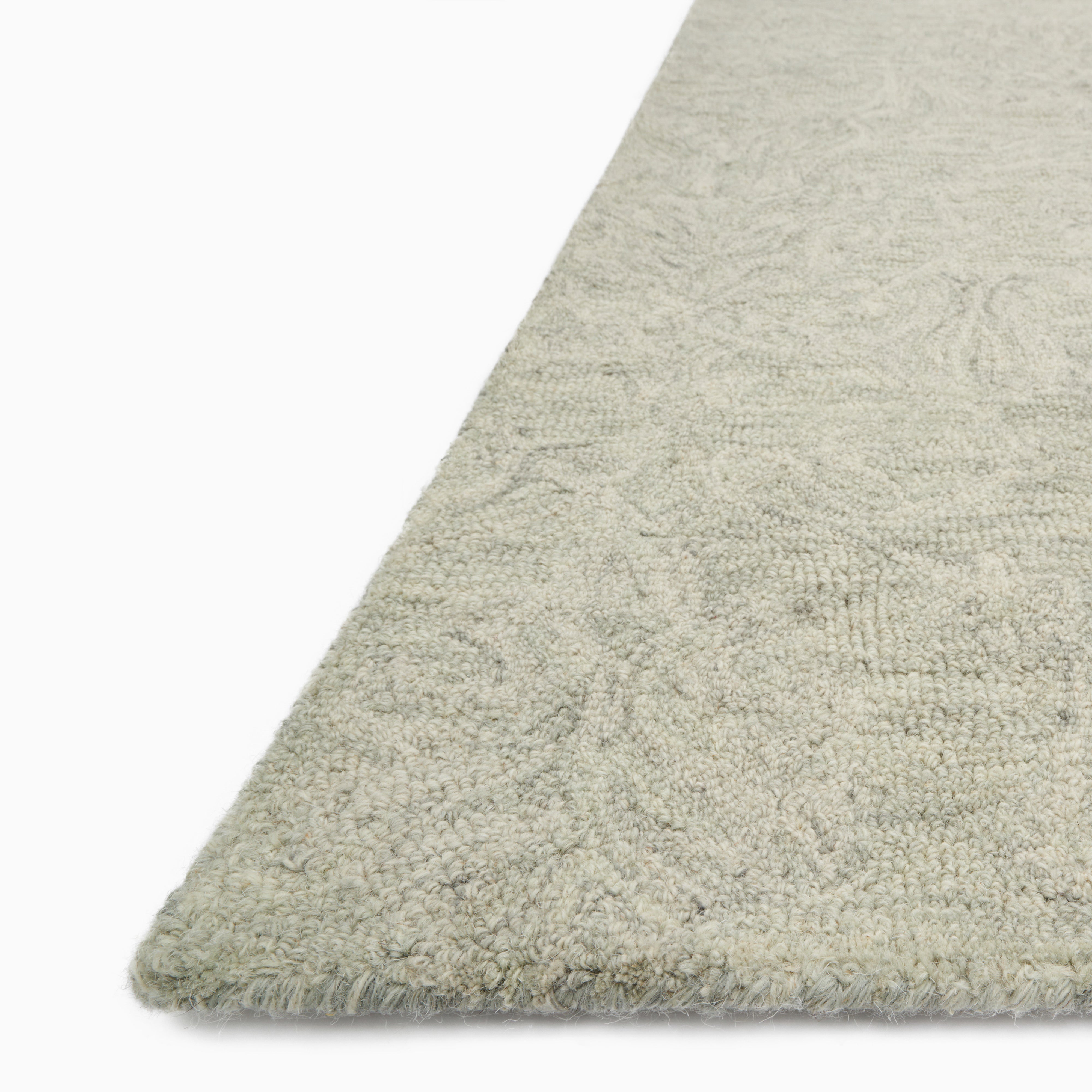 Mallory Wool Pile Rug in Aloe