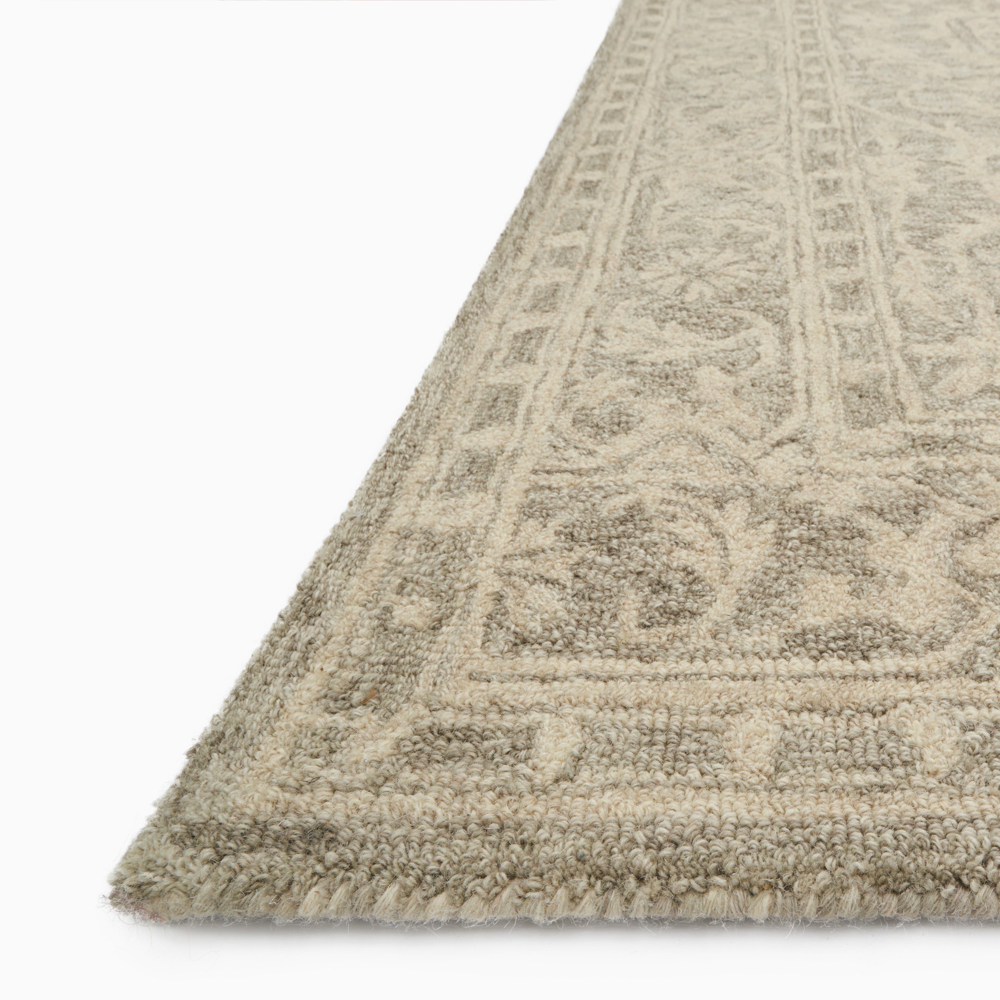 Mallory Wool Pile Rug in Khaki