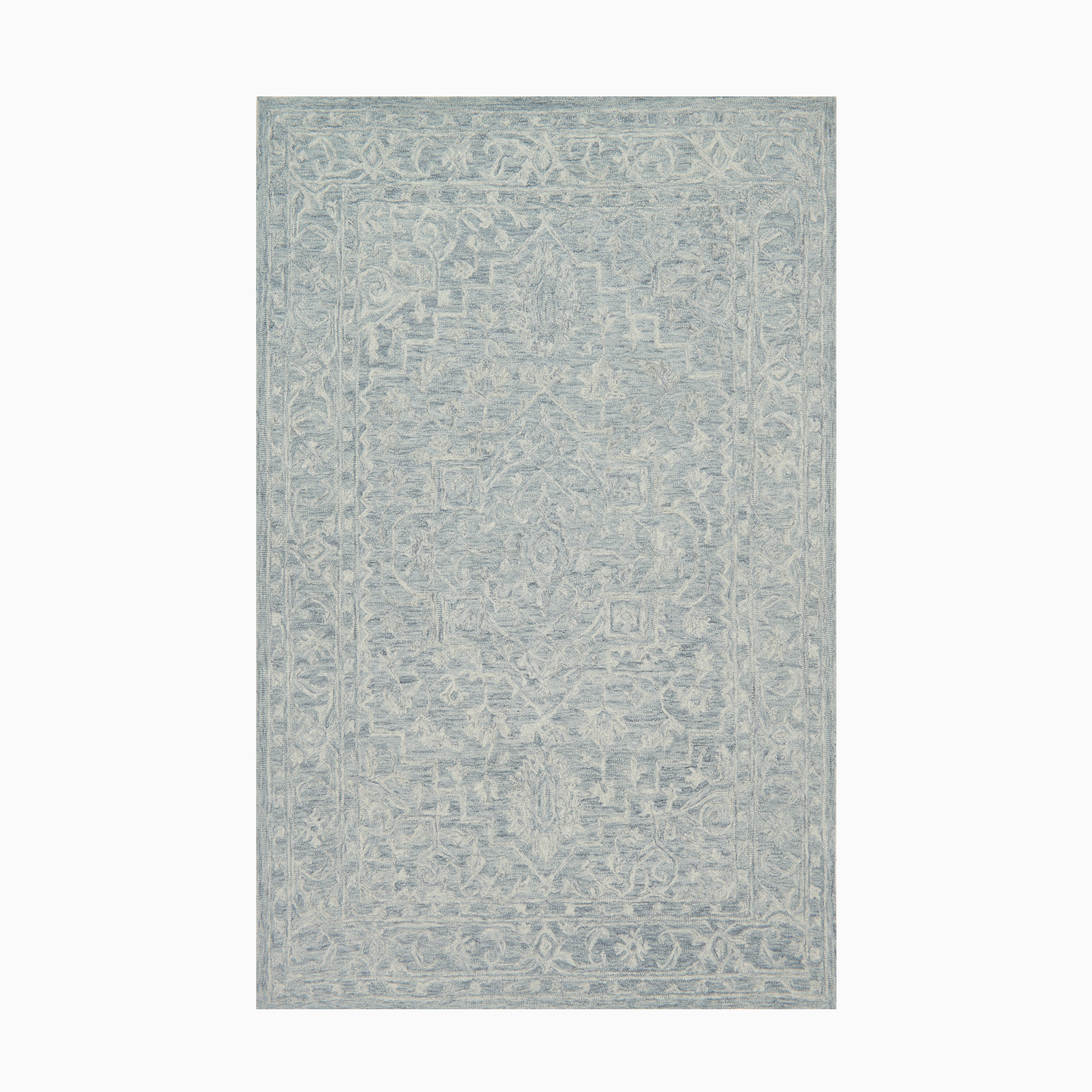 Mallory Wool Pile Rug in Ocean