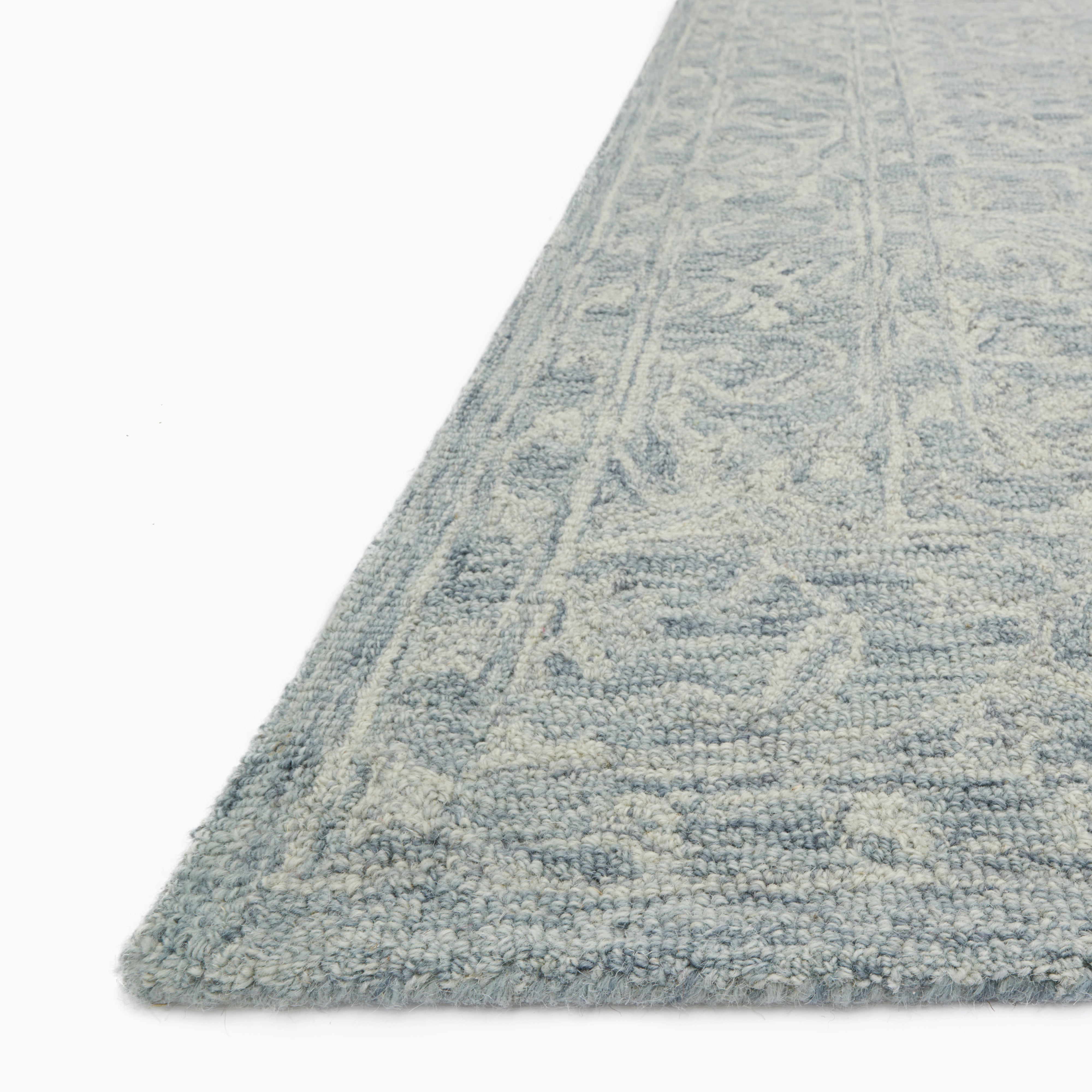 Mallory Wool Pile Rug in Ocean