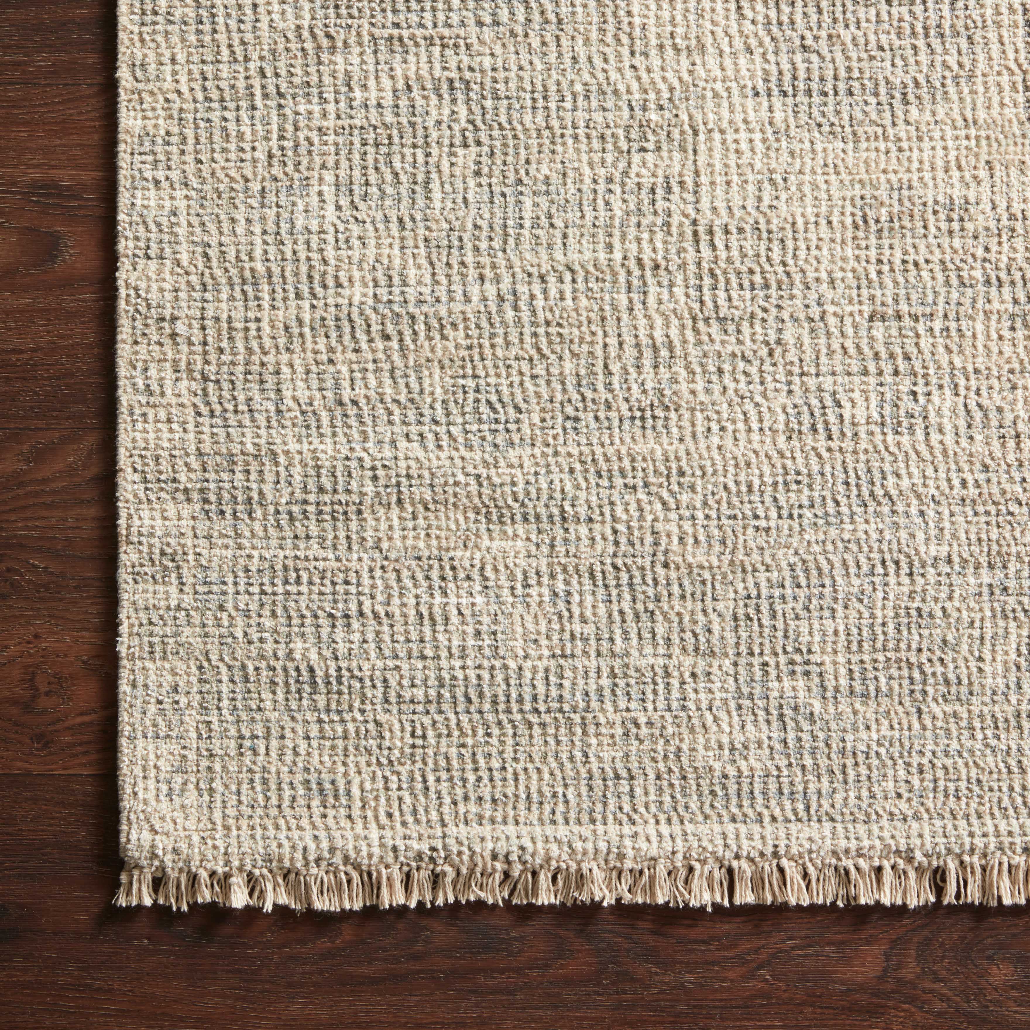 Marcela Cotten Blend Rug in Cream / Ocean