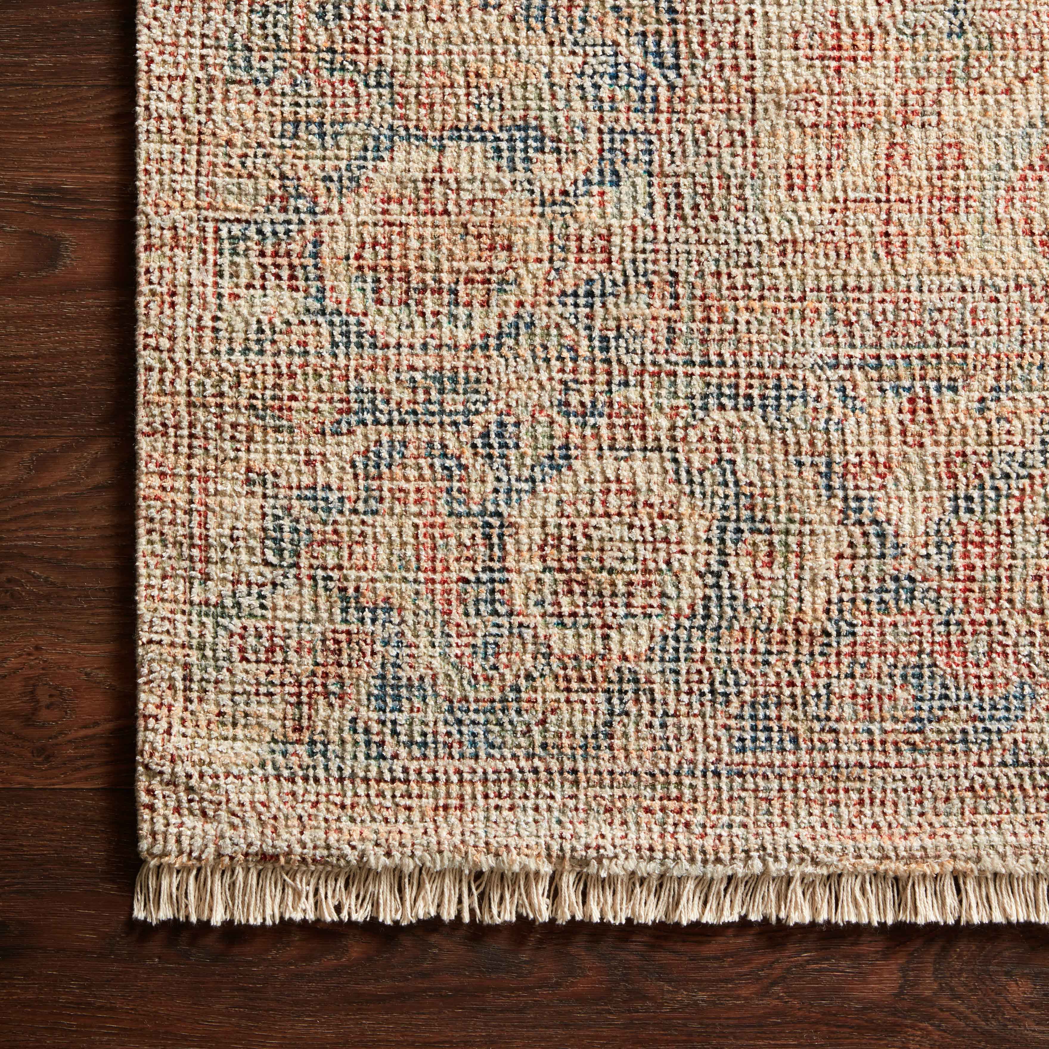 Marcela Cotten Blend Rug in Natural / Ocean