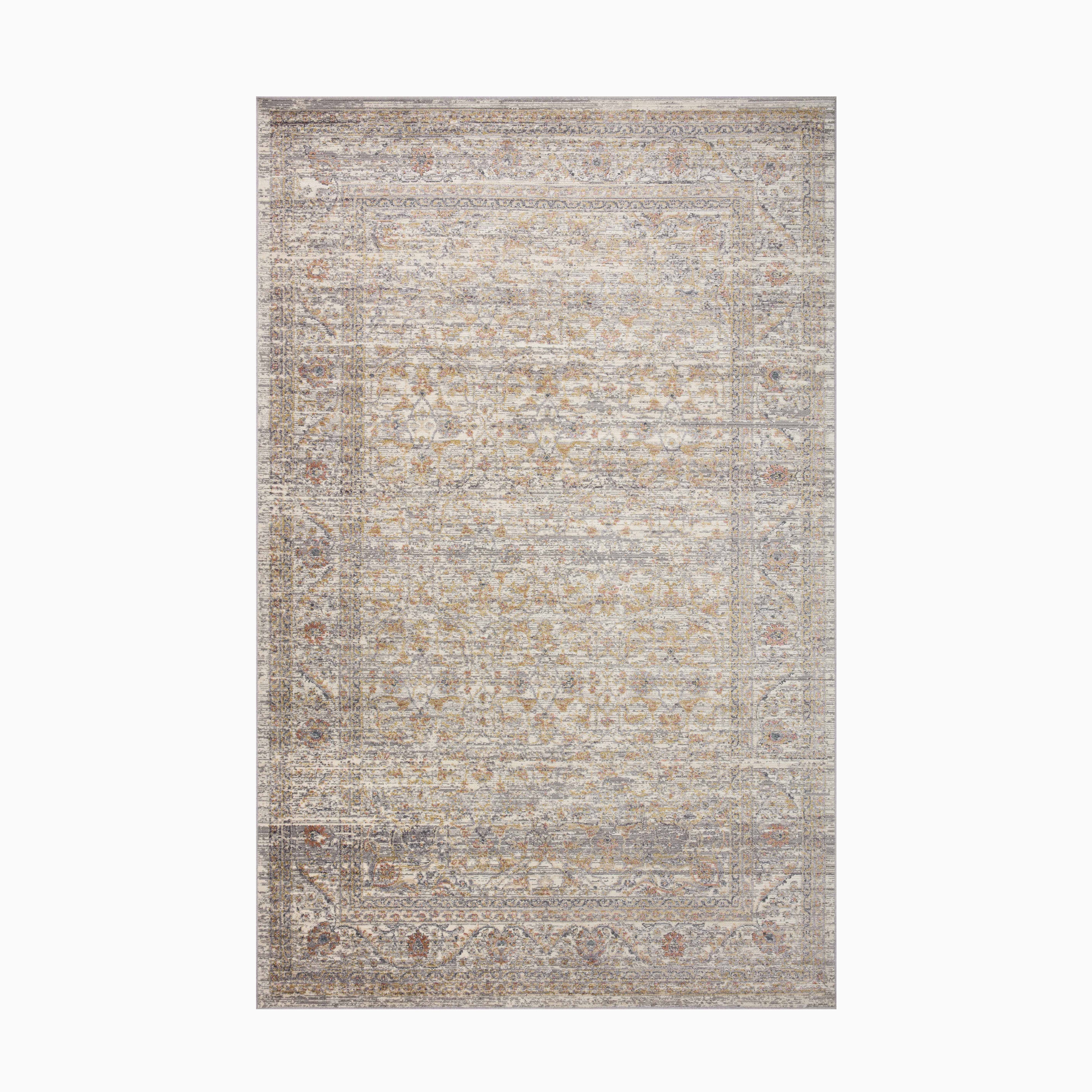 McGowan Polyester & Polypropylene Pile Rug in Ash / Multi