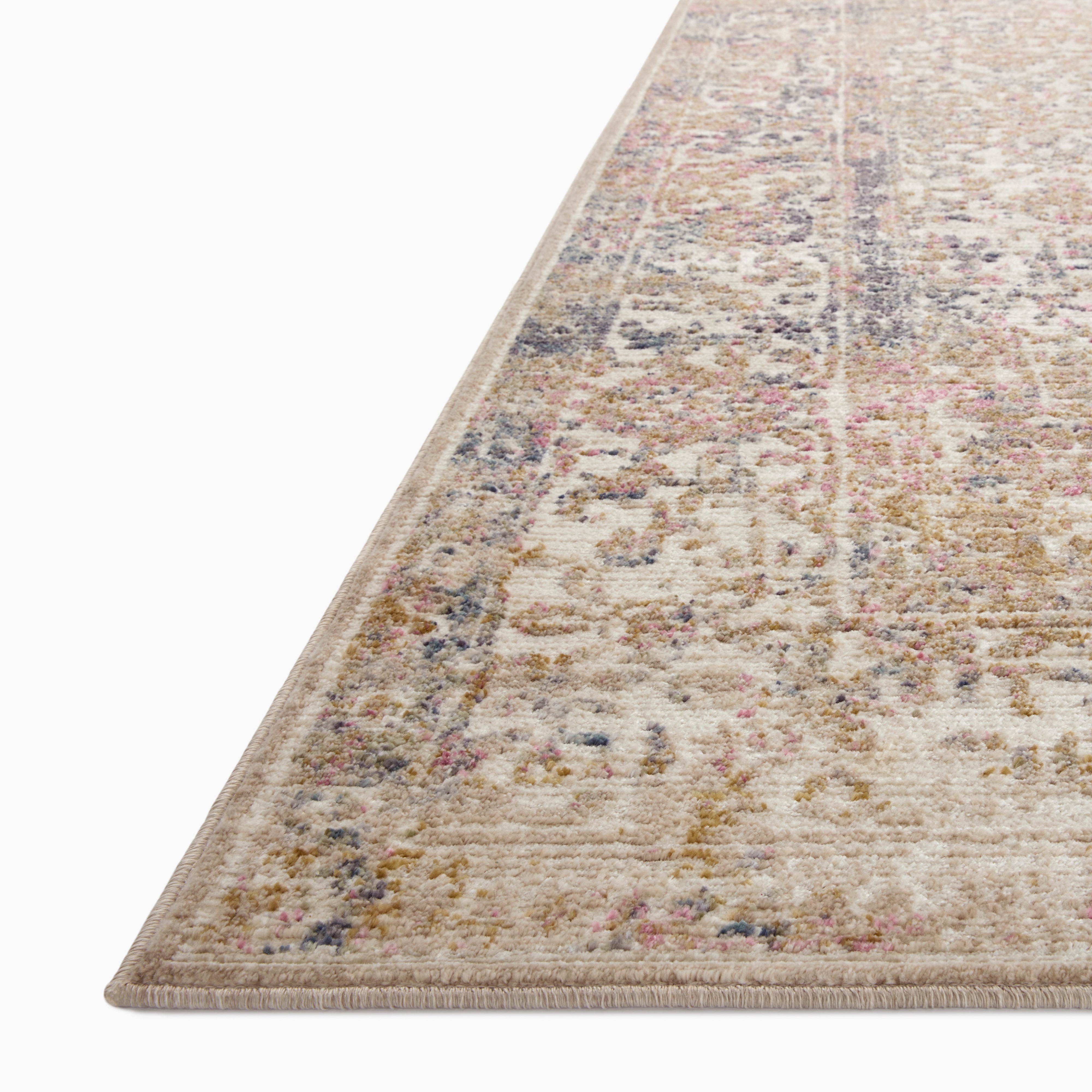 McGowan Polyester & Polypropylene Pile Rug in Cream / Desert