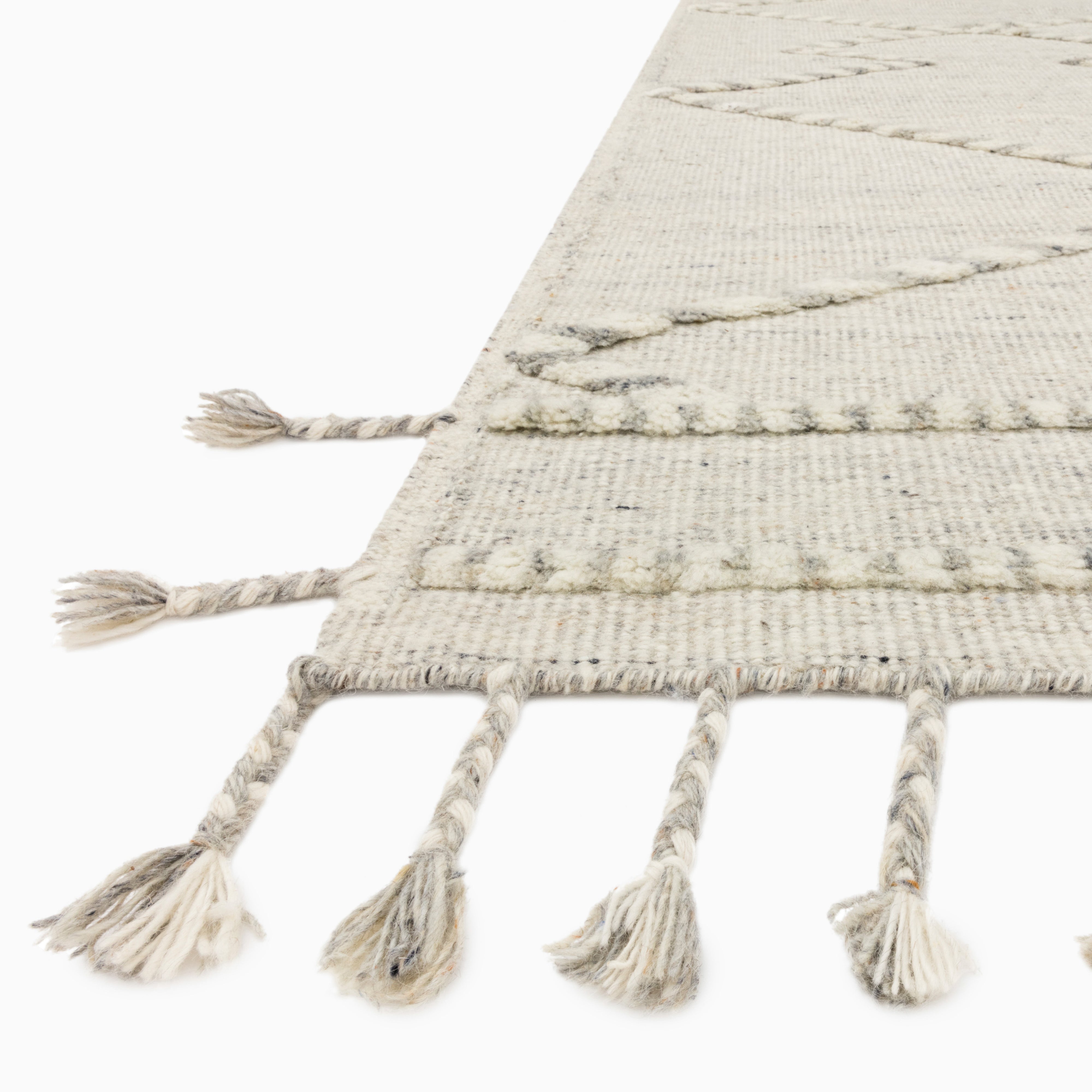 Micah Wool Blend Rug in Cream / Dove