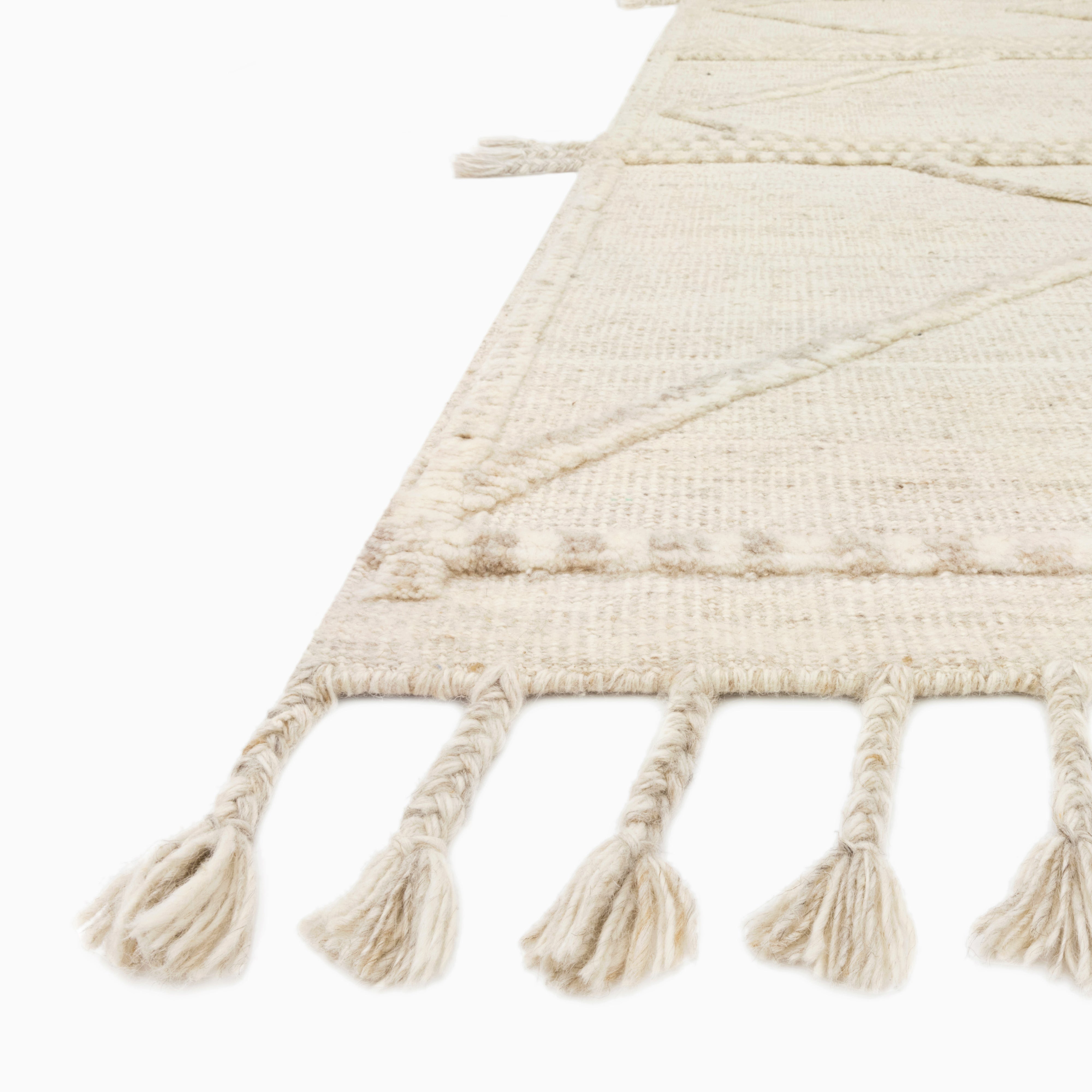 Micah Wool Blend Rug in Natural / Cream