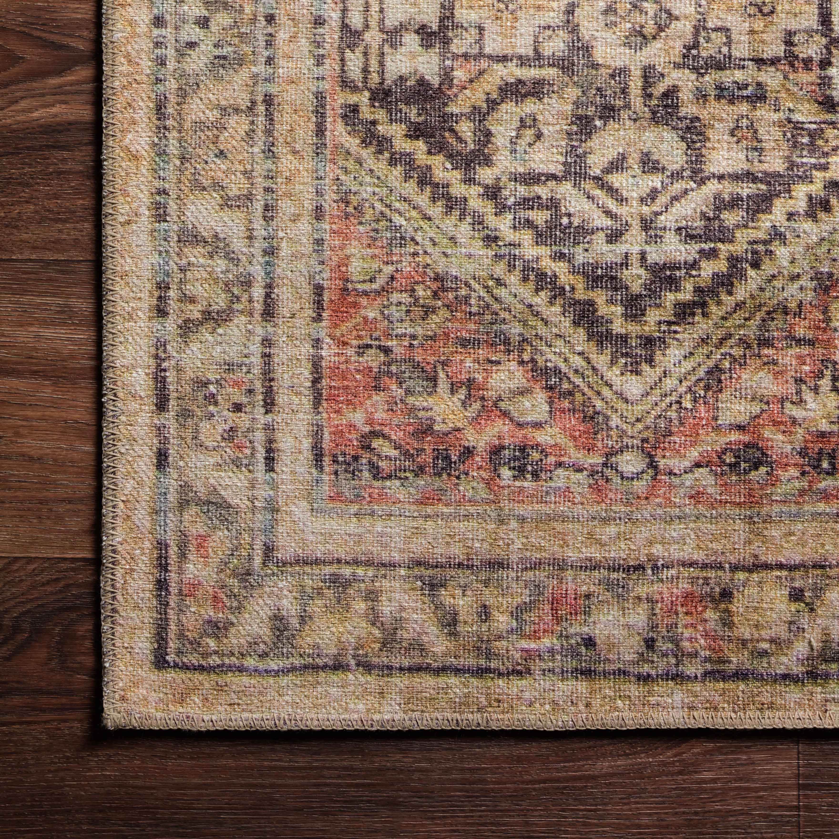 Pascal Polyester Face Rug in Smoke / Multi