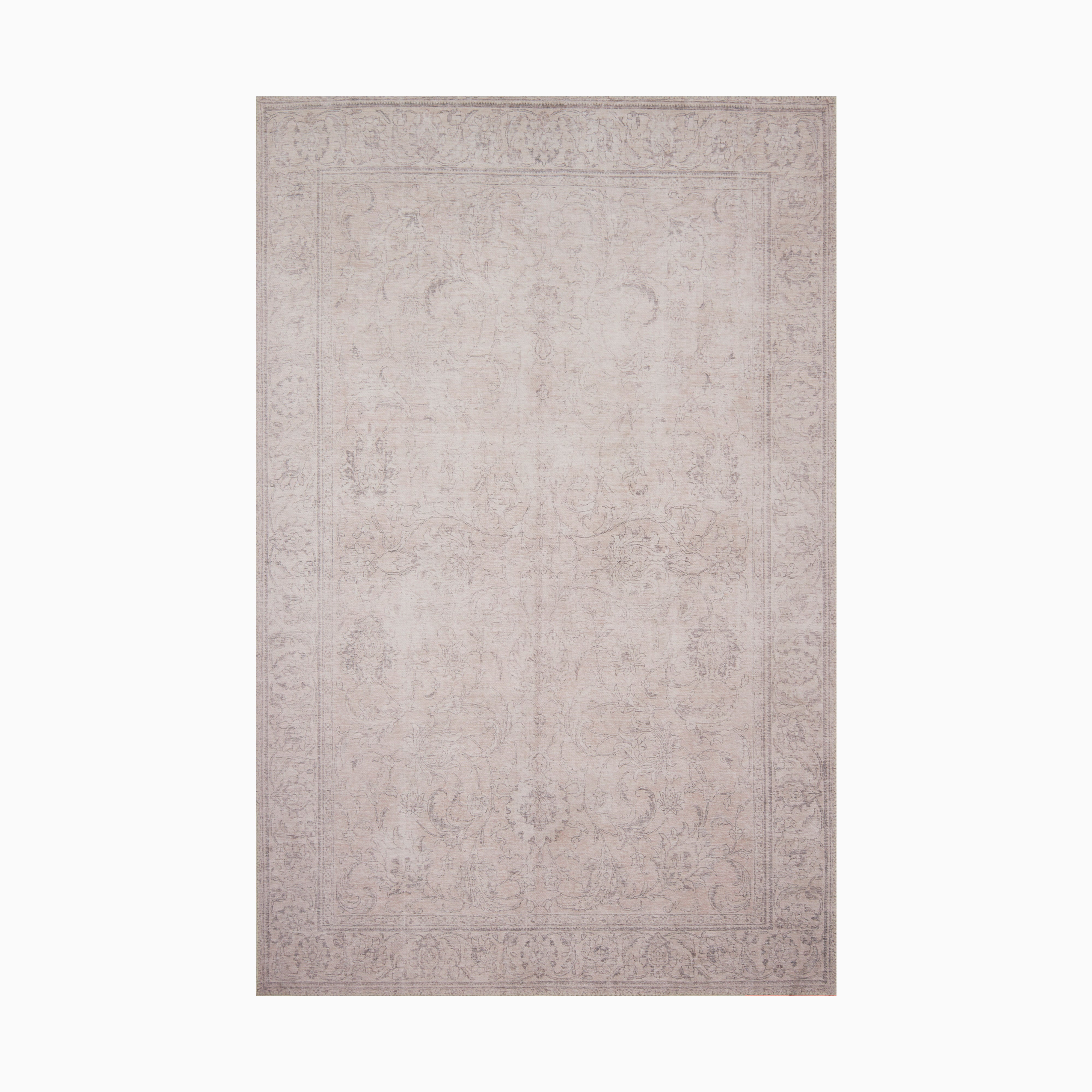 Pascal Polyester Face Rug in Taupe